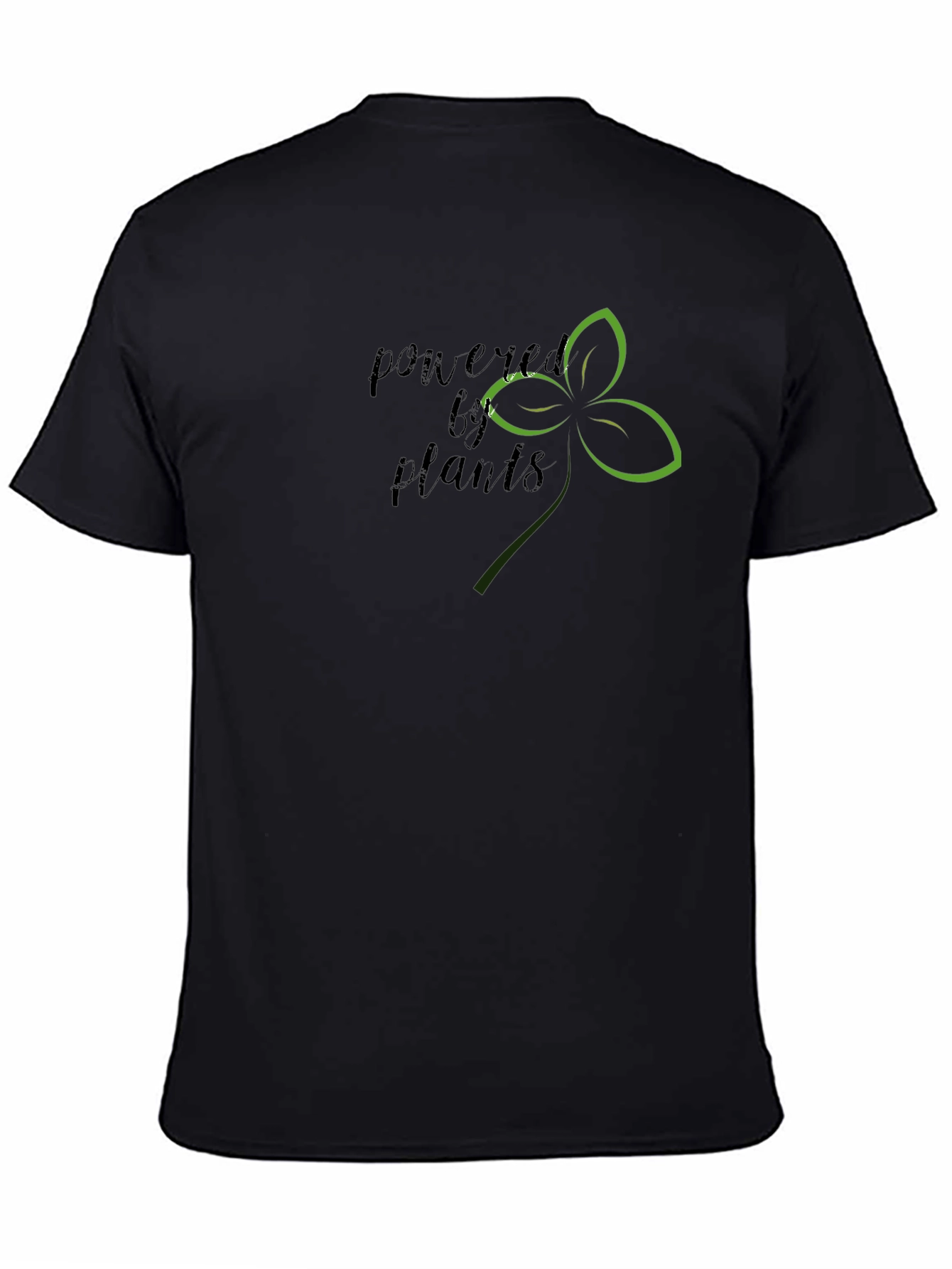 Powered by Plants Black Graphic T-Shirt