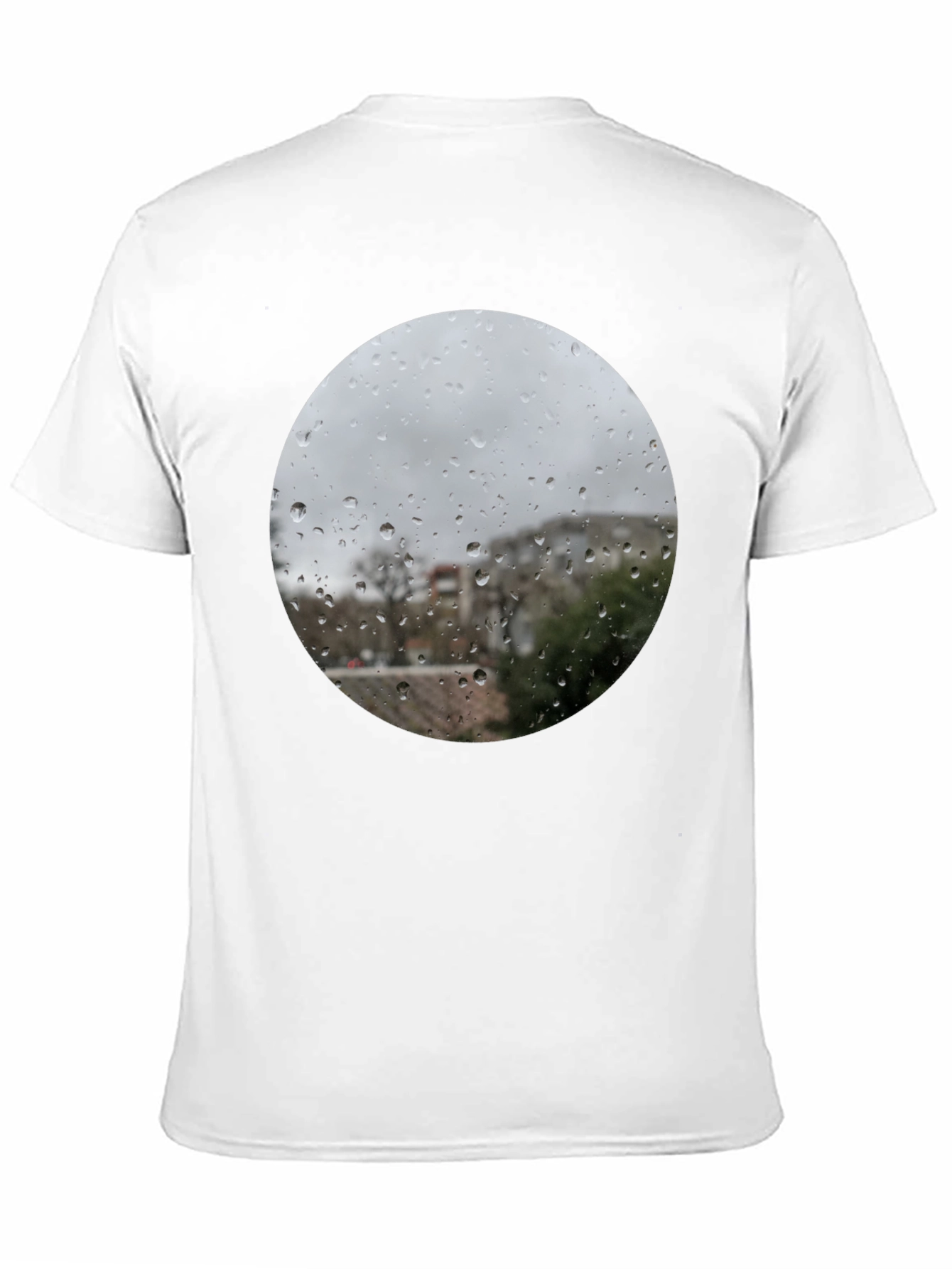 Rainy Day Window T-Shirt - Unique Graphic Tee