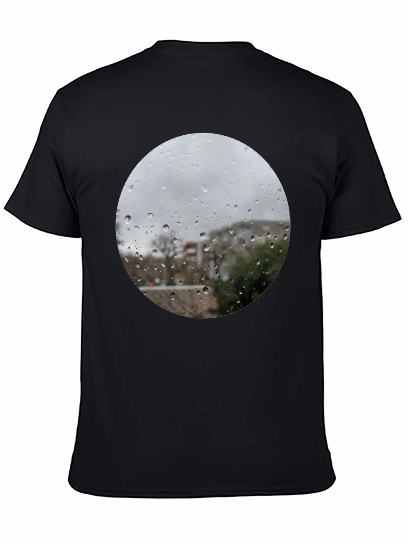 Rainy Day Window T-Shirt - Unique Graphic Tee