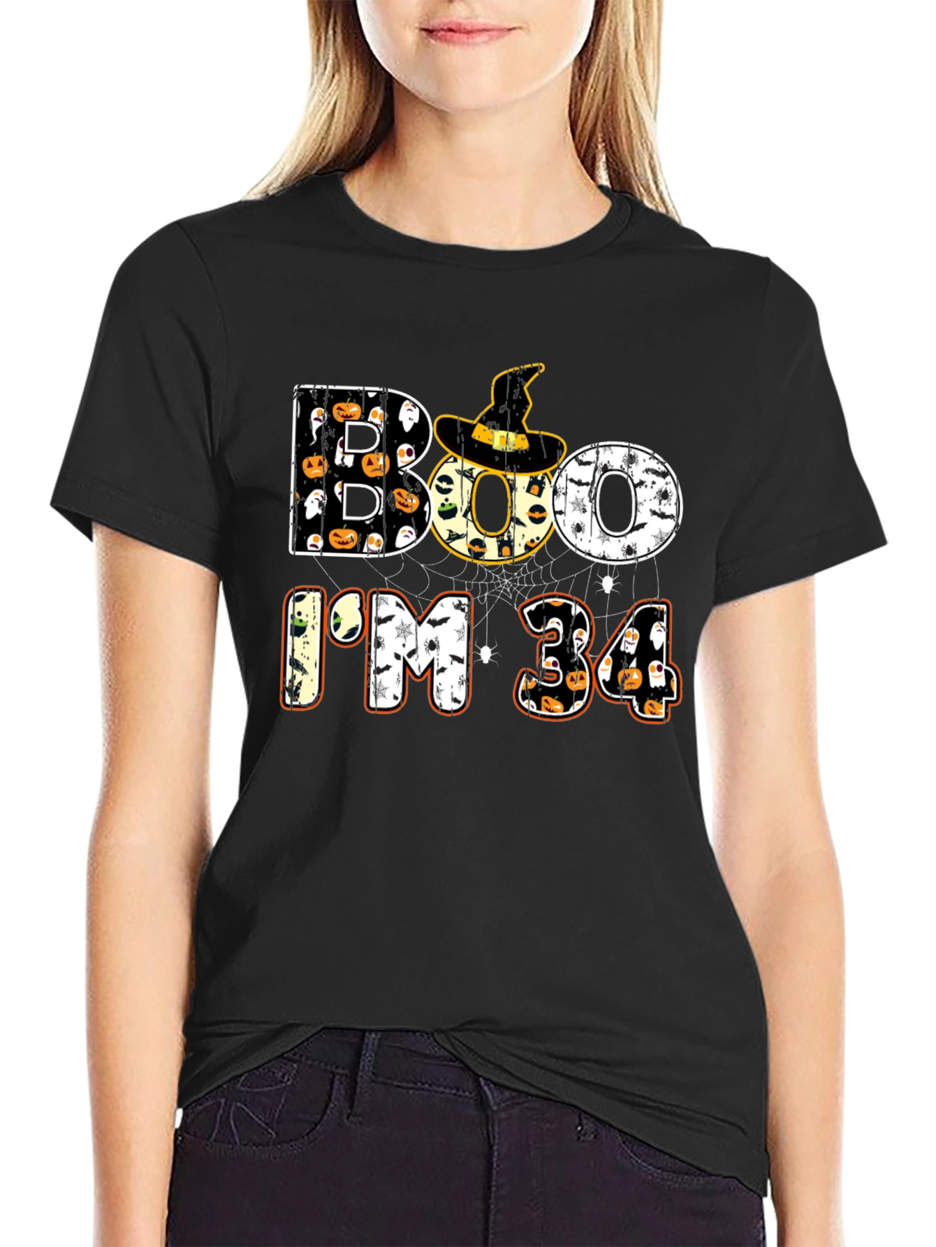 Boo Im 34 Halloween T-Shirt