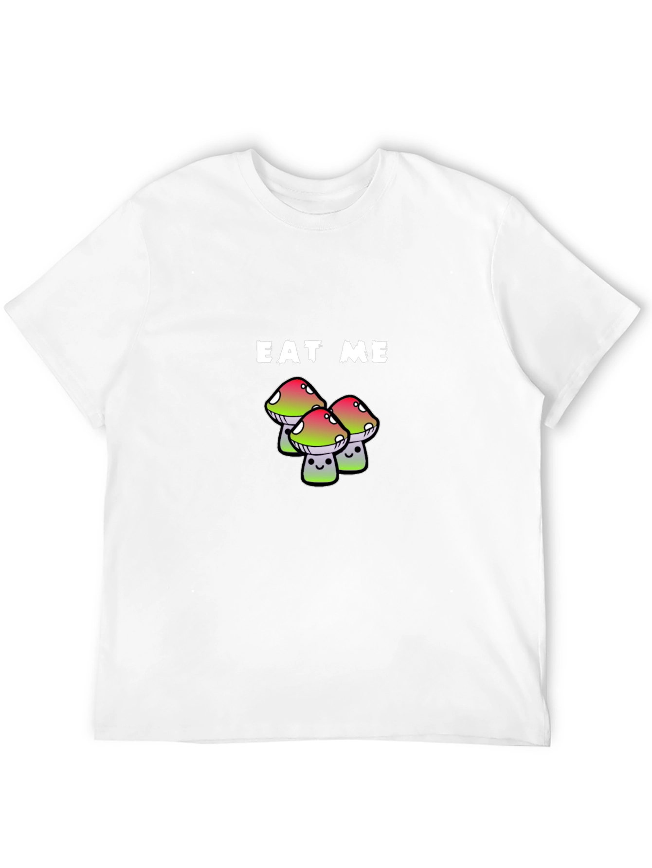 Eat Me Mushrooms Graphic Tee - Funny Novelty Shirt