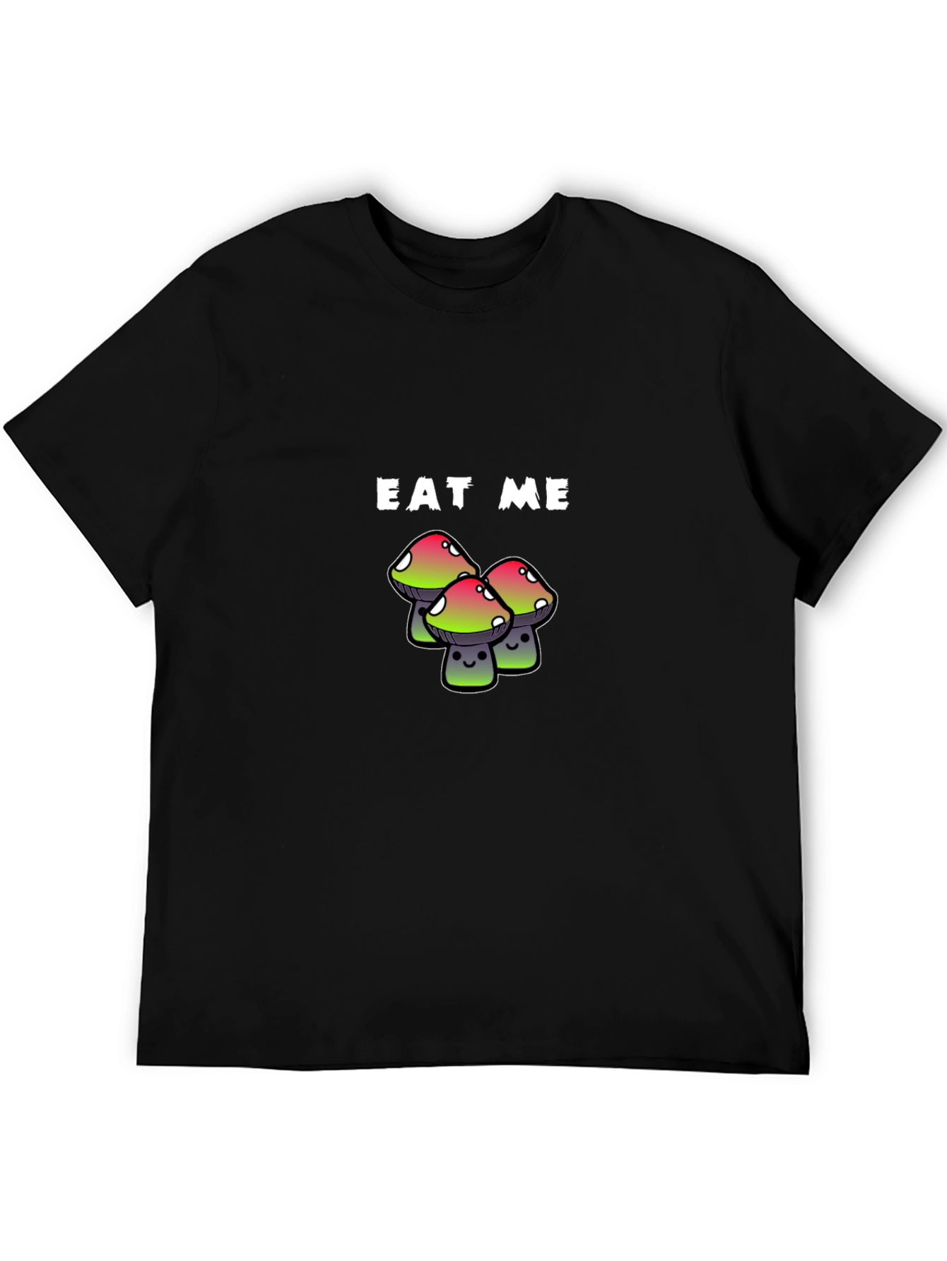 Eat Me Mushrooms Graphic Tee - Funny Novelty Shirt