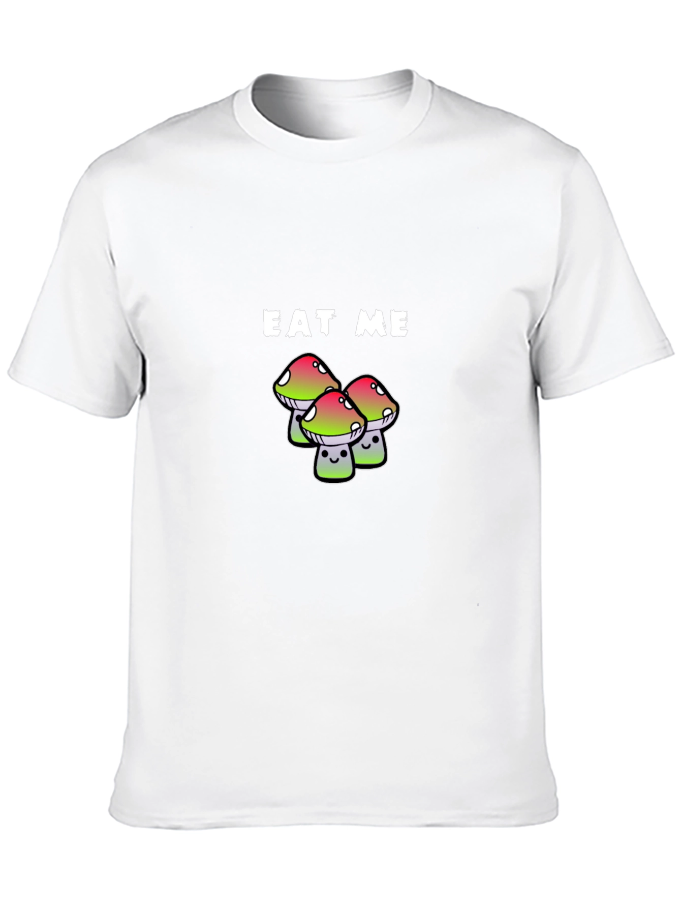 Eat Me Mushrooms Graphic Tee - Funny Novelty Shirt