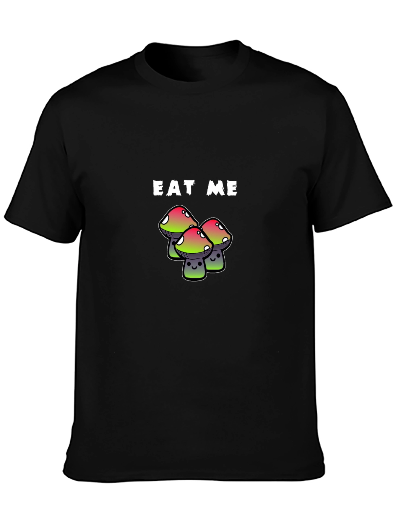 Eat Me Mushrooms Graphic Tee - Funny Novelty Shirt