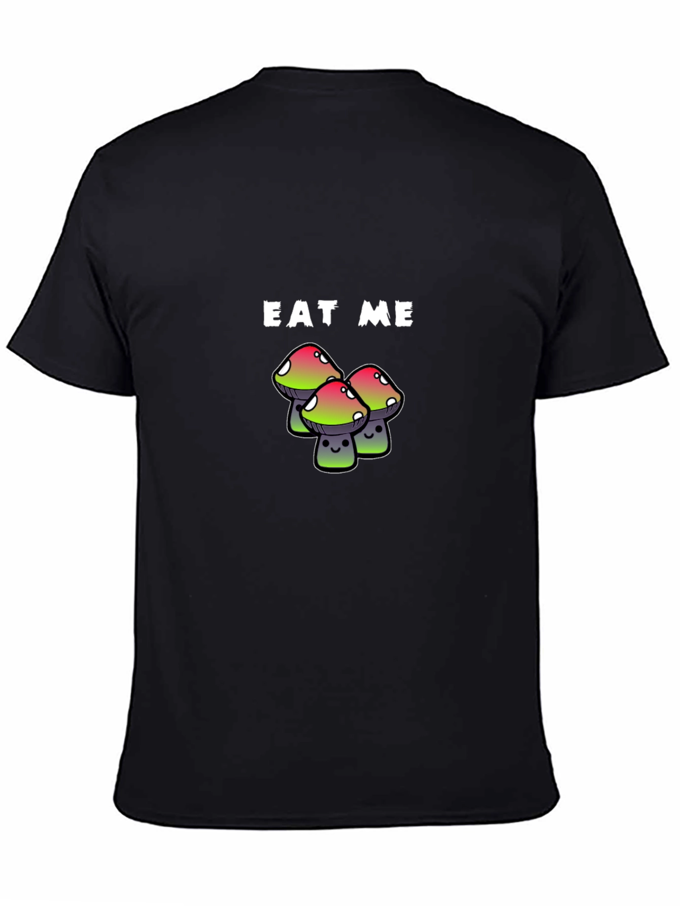 Eat Me Mushrooms Graphic Tee - Funny Novelty Shirt