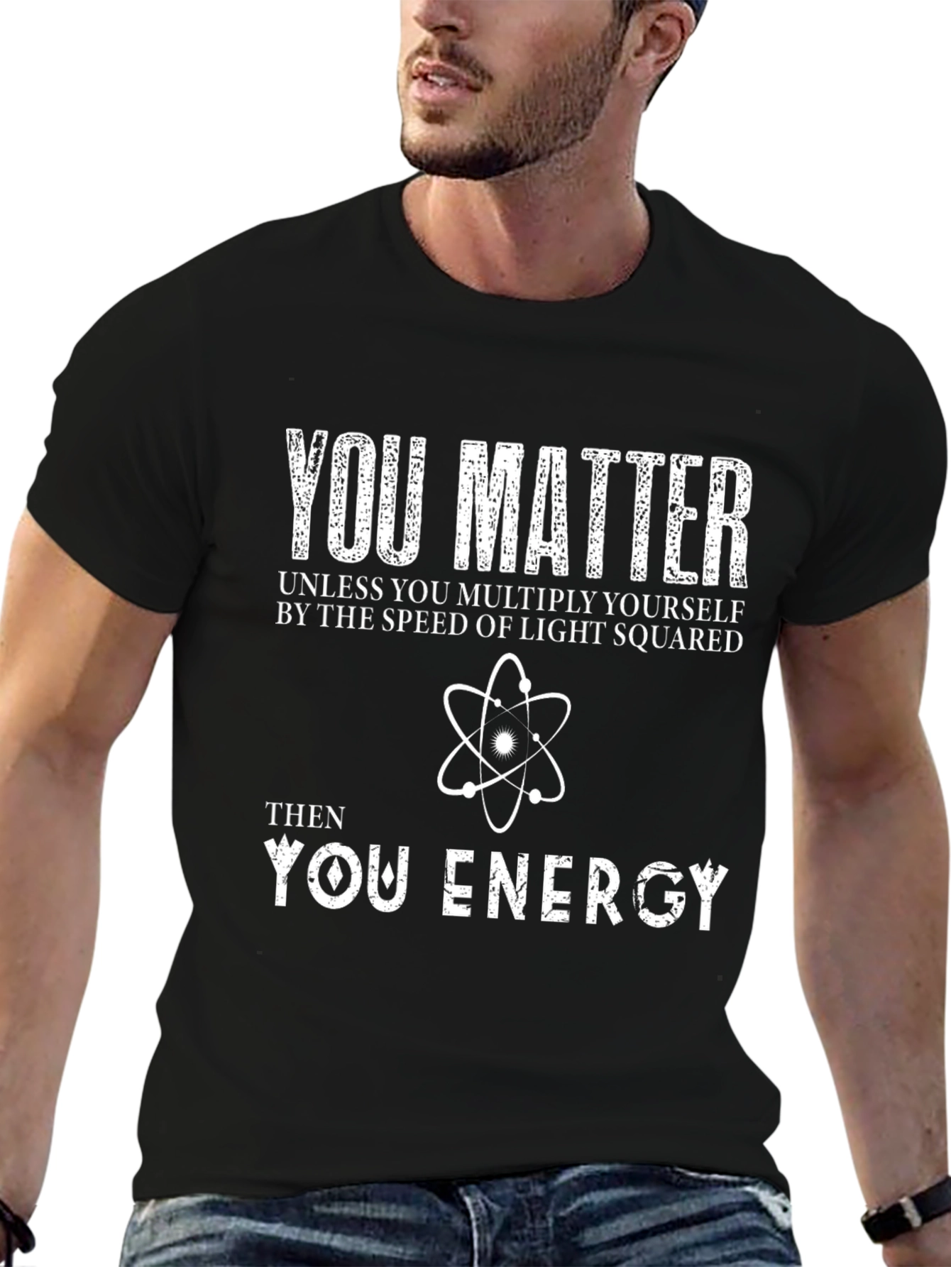 You Matter Then Energy Black Graphic Tee