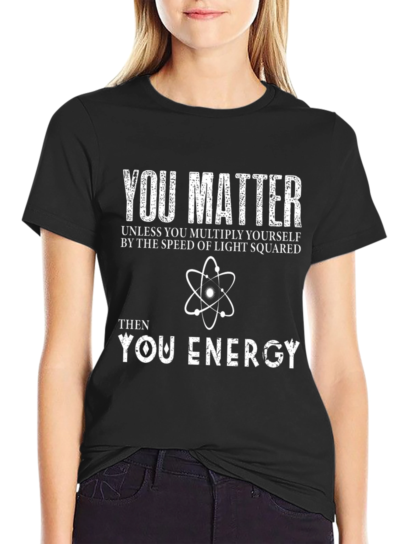 You Matter Then Energy Black Graphic Tee