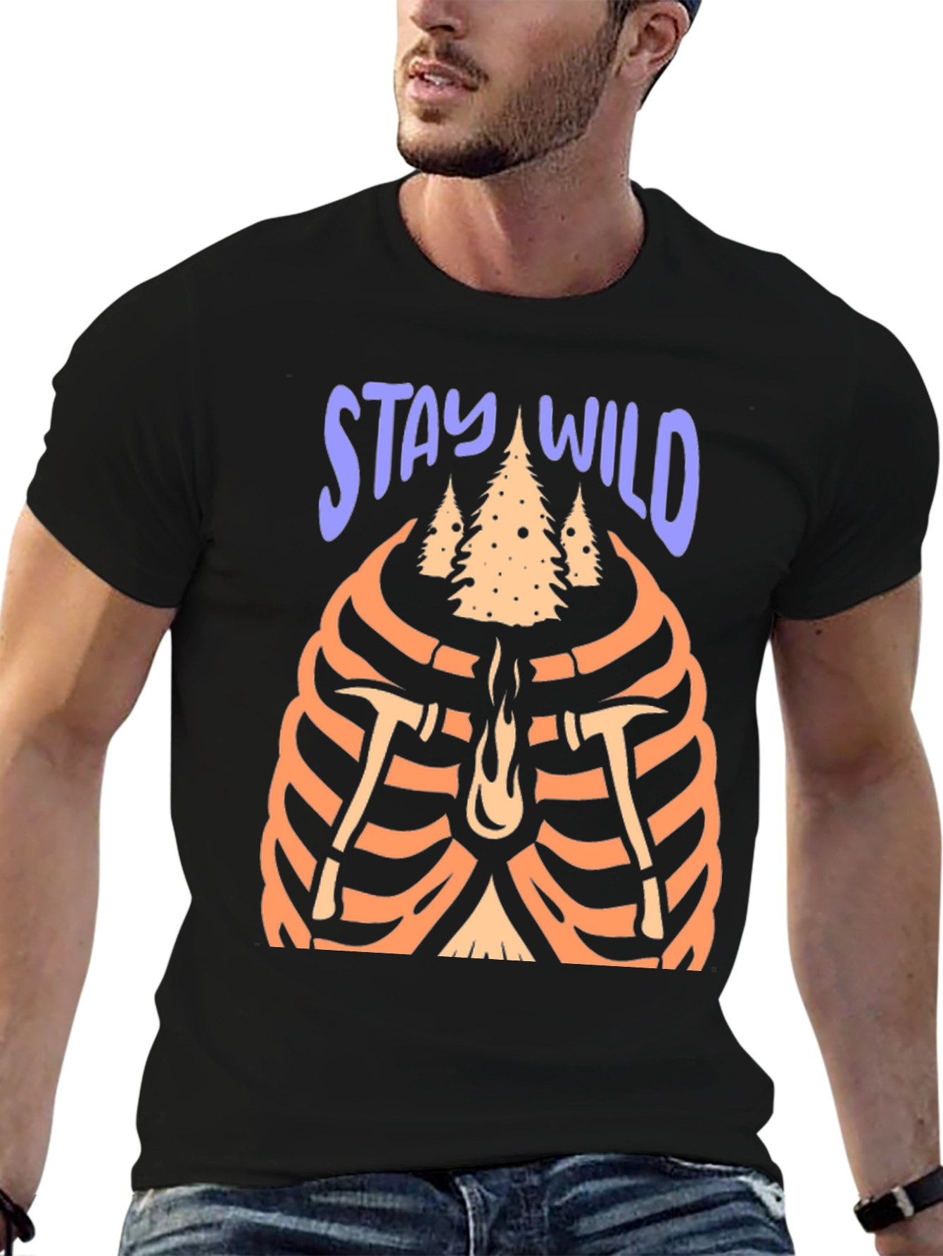 Stay Wild Graphic Tee - Outdoor Adventure