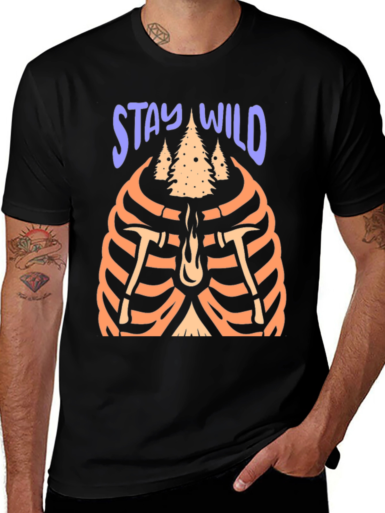 Stay Wild Graphic Tee - Outdoor Adventure