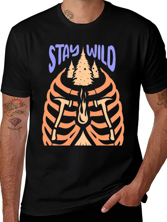 Stay Wild Graphic Tee - Outdoor Adventure