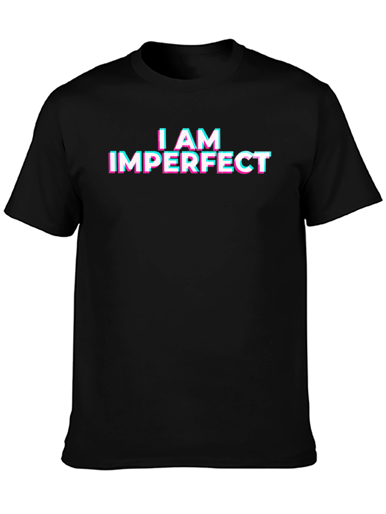I AM IMPERFECT Graphic Tee - Black