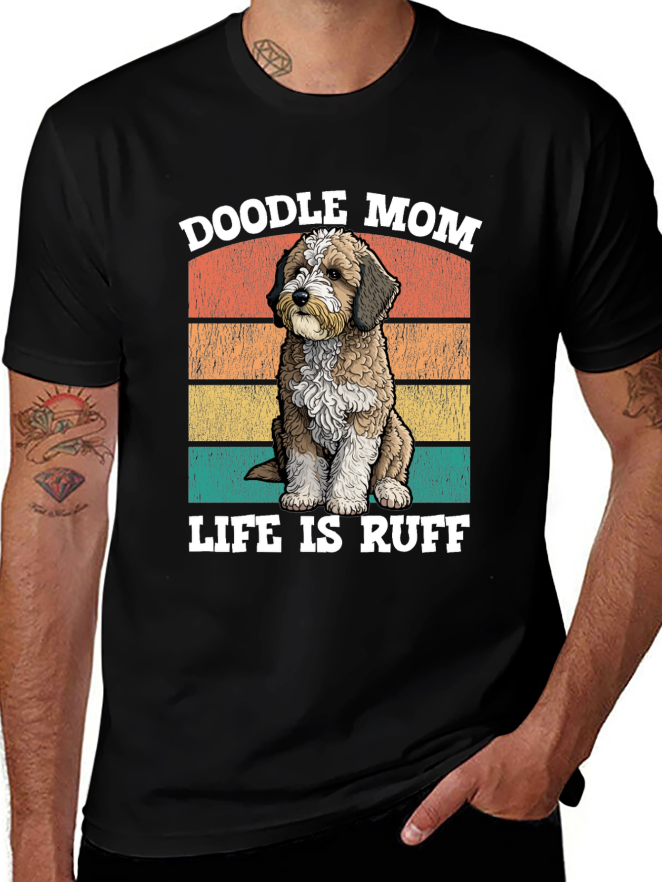 Doodle Mom Life is Ruff T-Shirt
