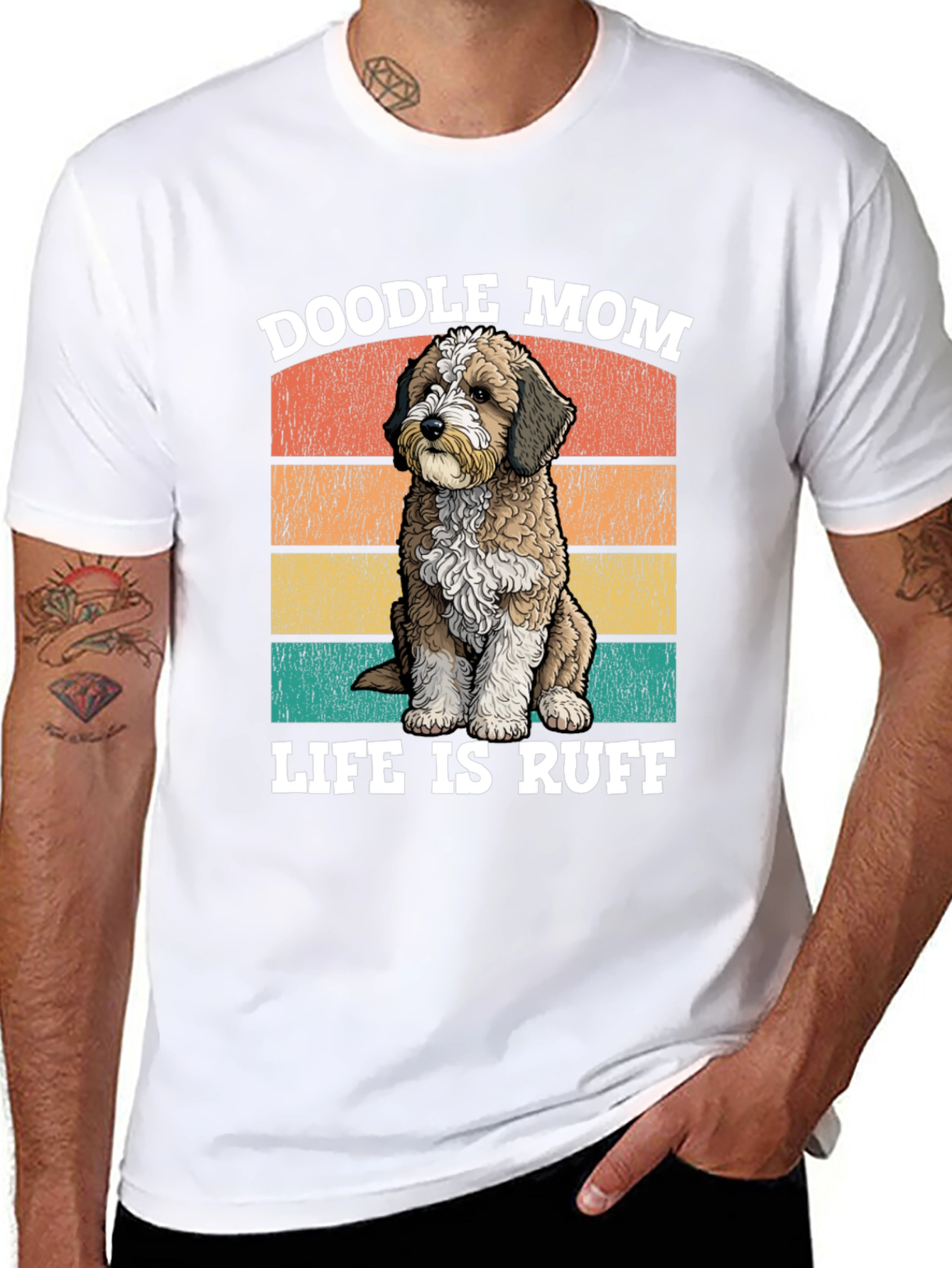 Doodle Mom Life is Ruff T-Shirt