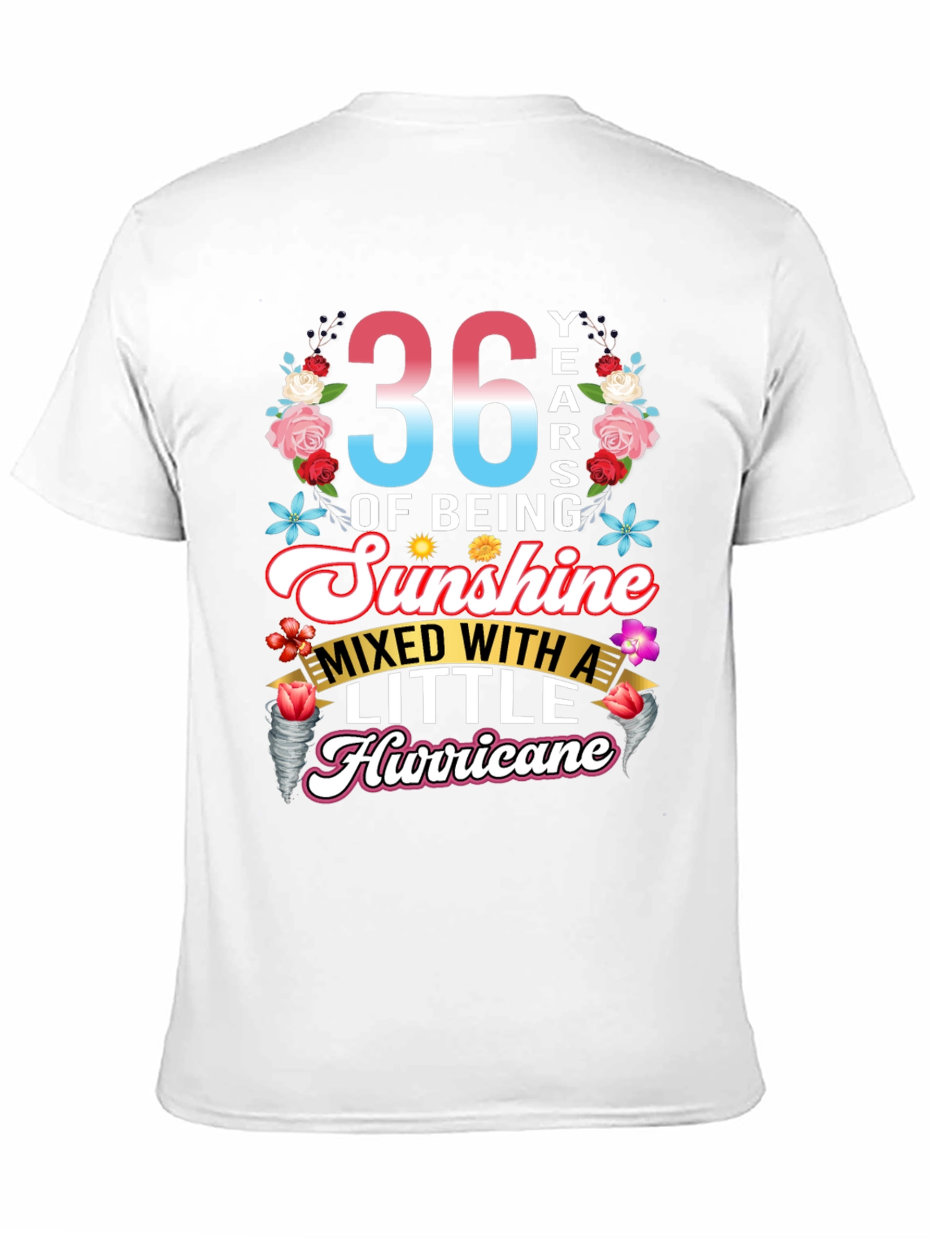 36th Birthday Sunshine Hurricane T-Shirt