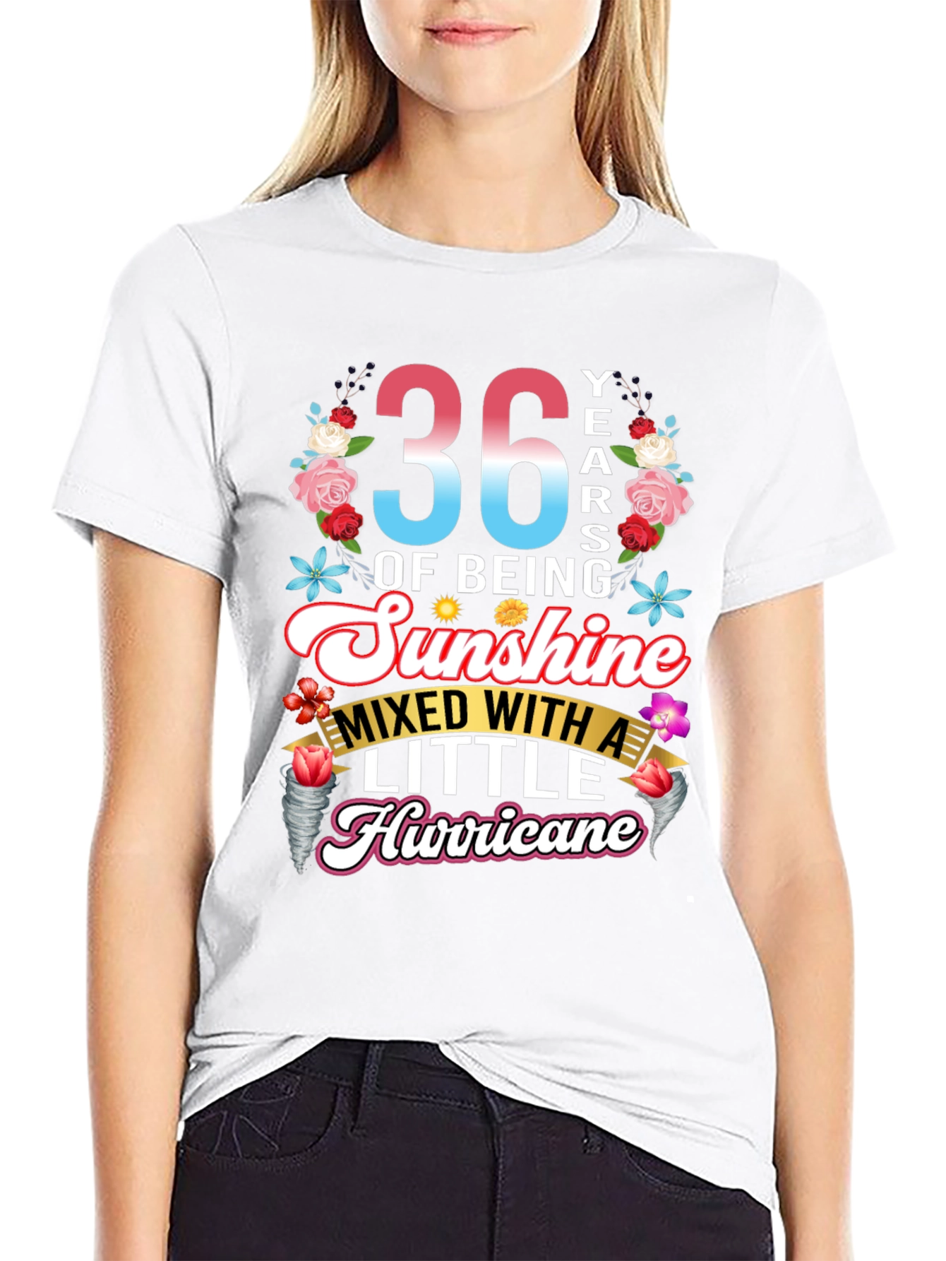 36th Birthday Sunshine Hurricane T-Shirt