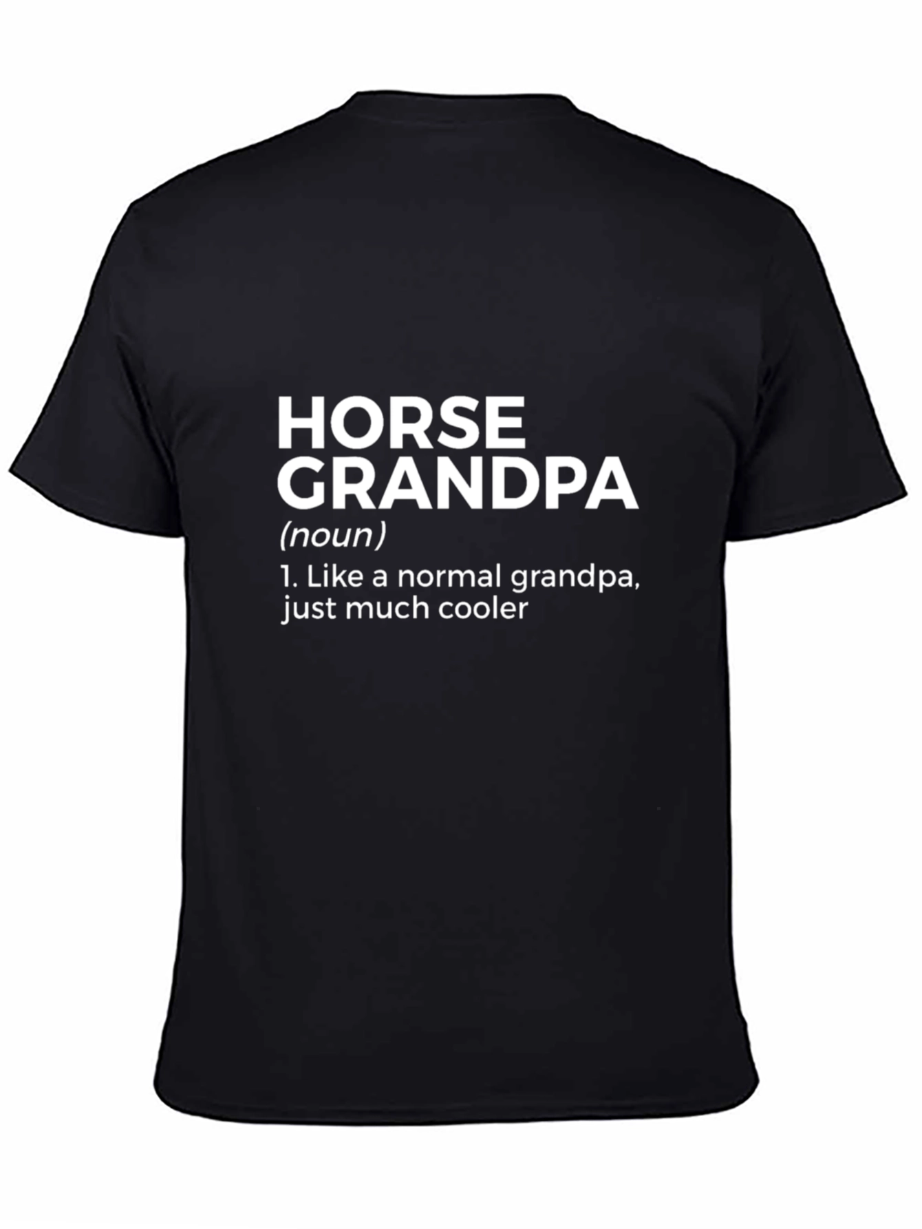 Horse Grandpa Graphic T-Shirt - Cool Grandfather Gift