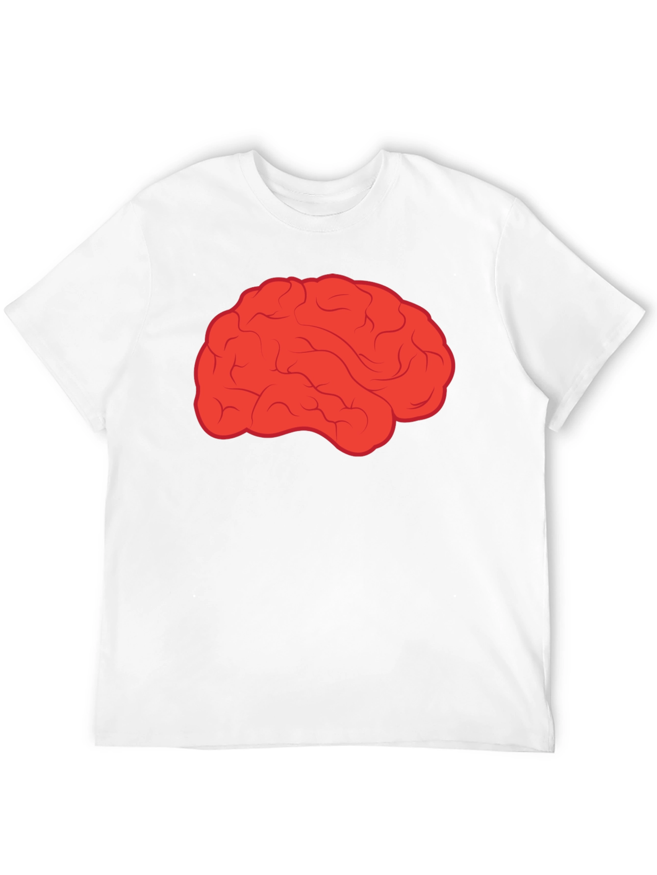 Brain Graphic T-Shirt - Black Cotton Tee