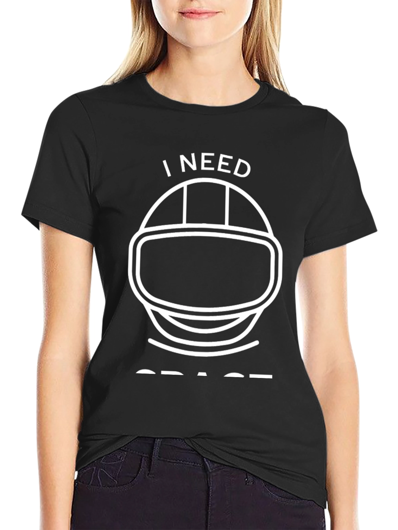 I Need Space T-Shirt - Astronaut Helmet Tee