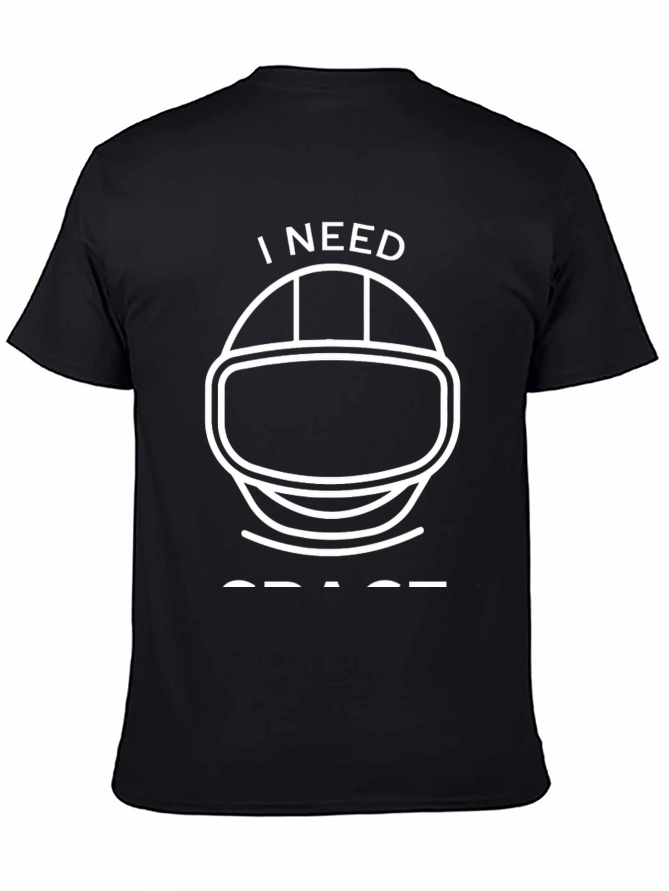 I Need Space T-Shirt - Astronaut Helmet Tee