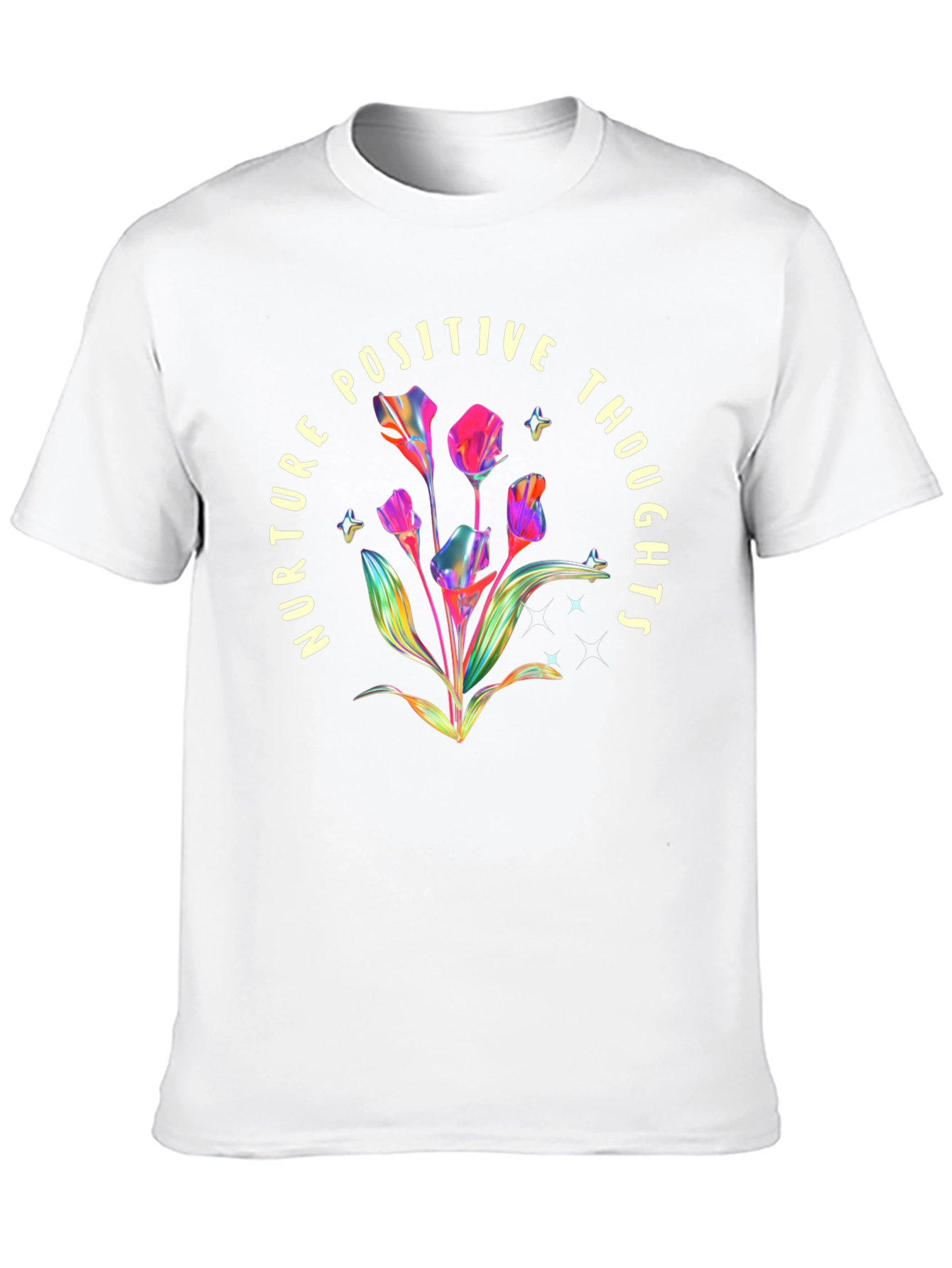 Nurture Positive Thoughts Graphic T-Shirt