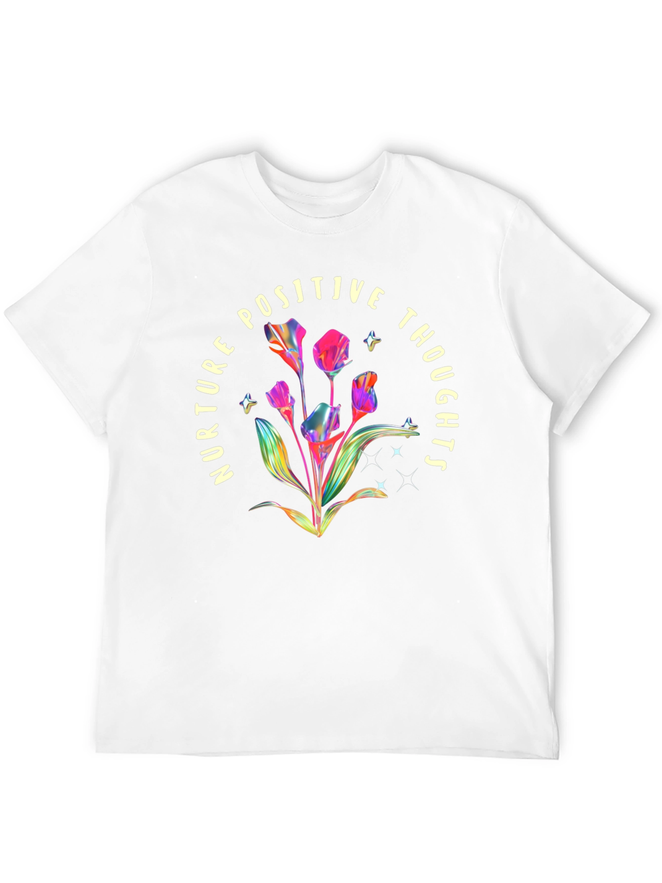 Nurture Positive Thoughts Graphic T-Shirt