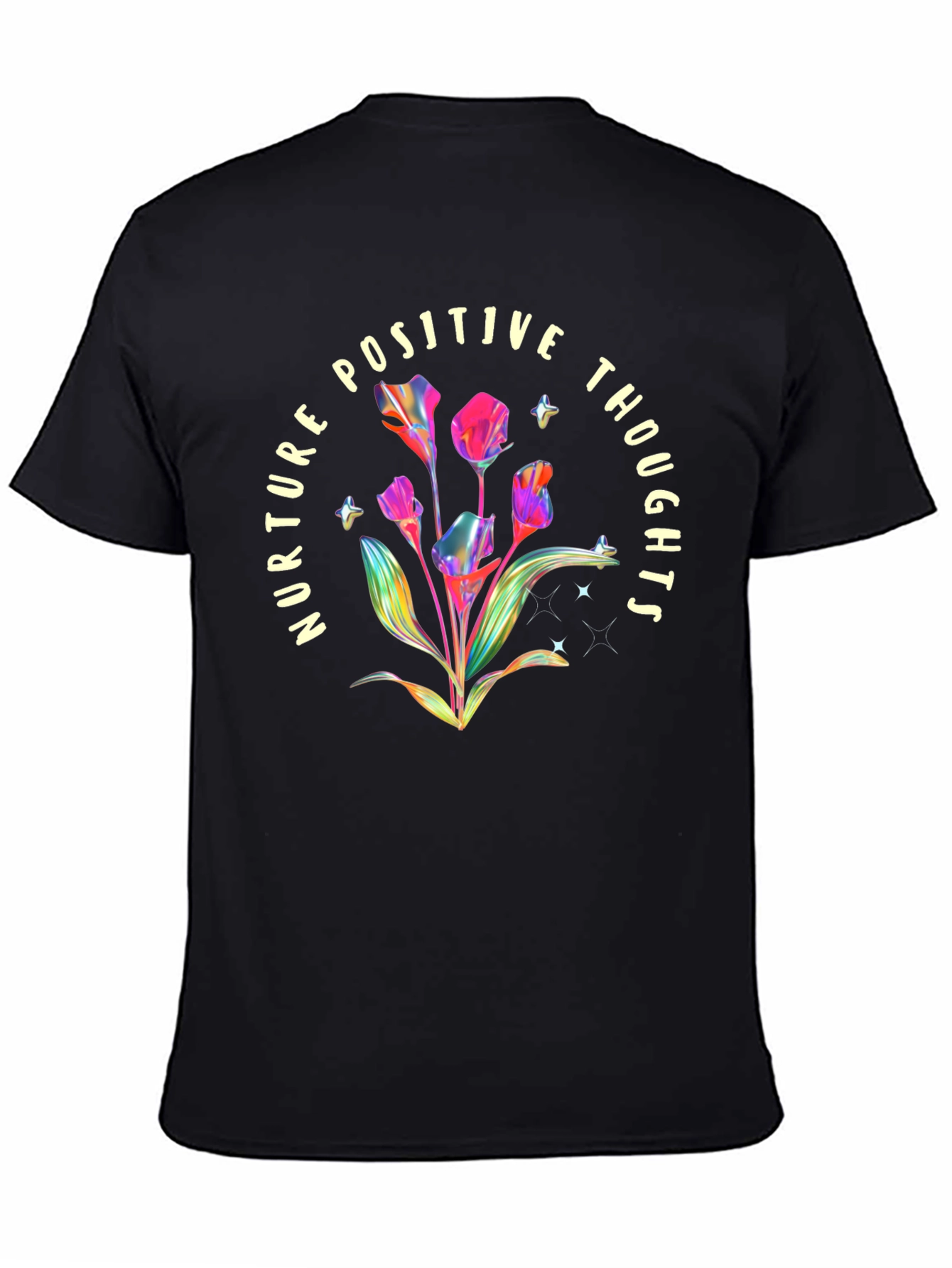Nurture Positive Thoughts Graphic T-Shirt