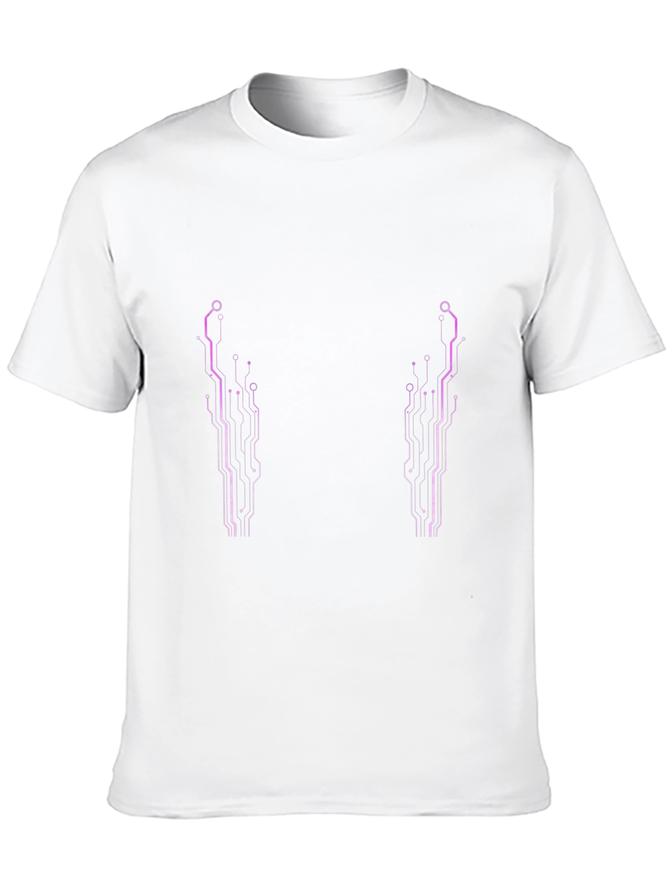 Cyberpunk Circuit Board T-Shirt - Futuristic Design