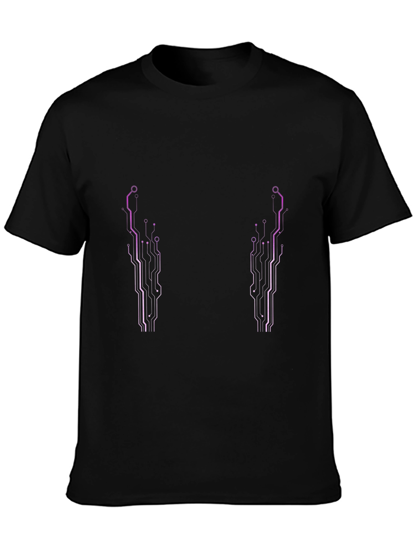Cyberpunk Circuit Board T-Shirt - Futuristic Design