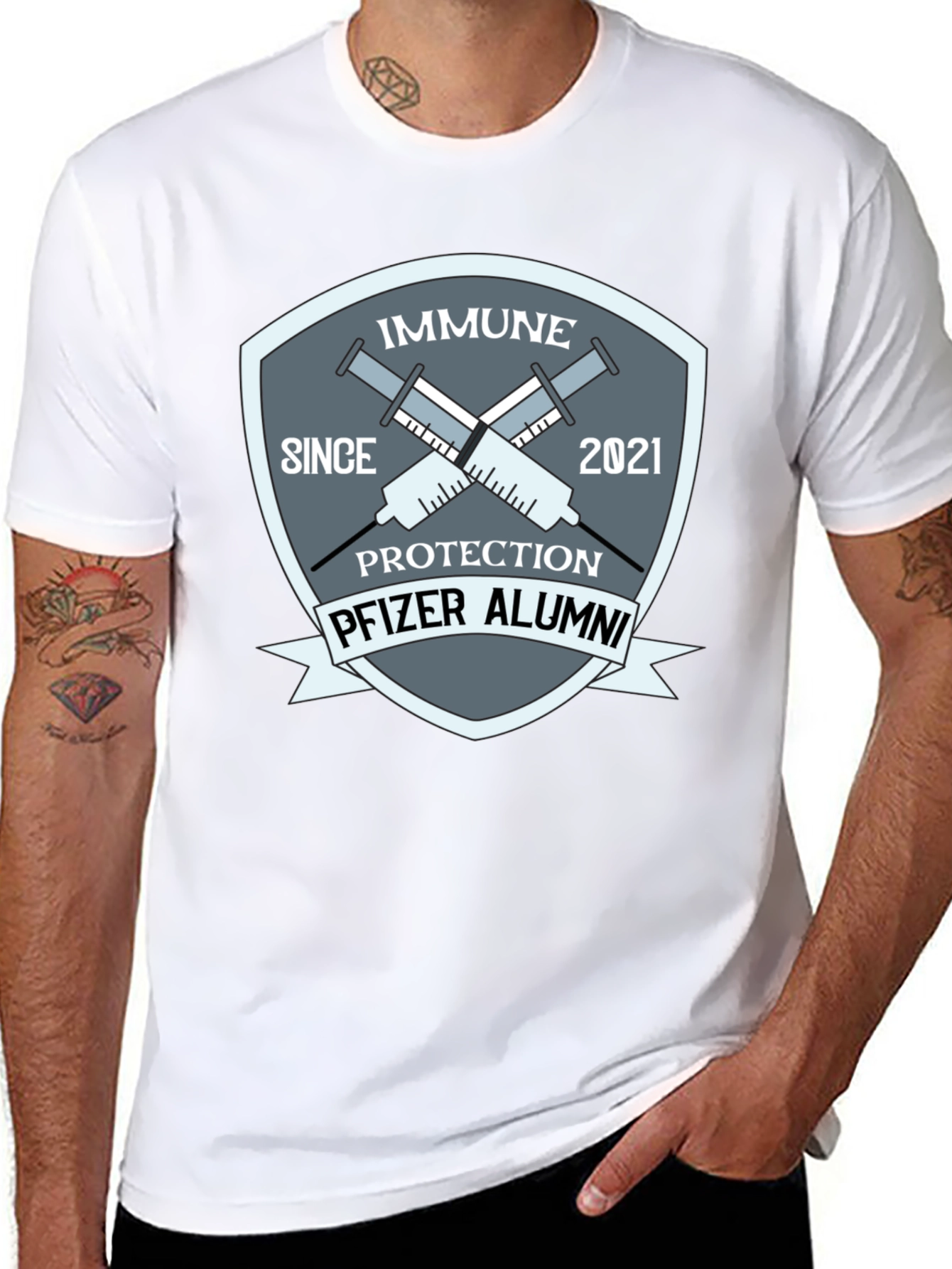 Immune Since 2021 Pfizer Alumni T-Shirt