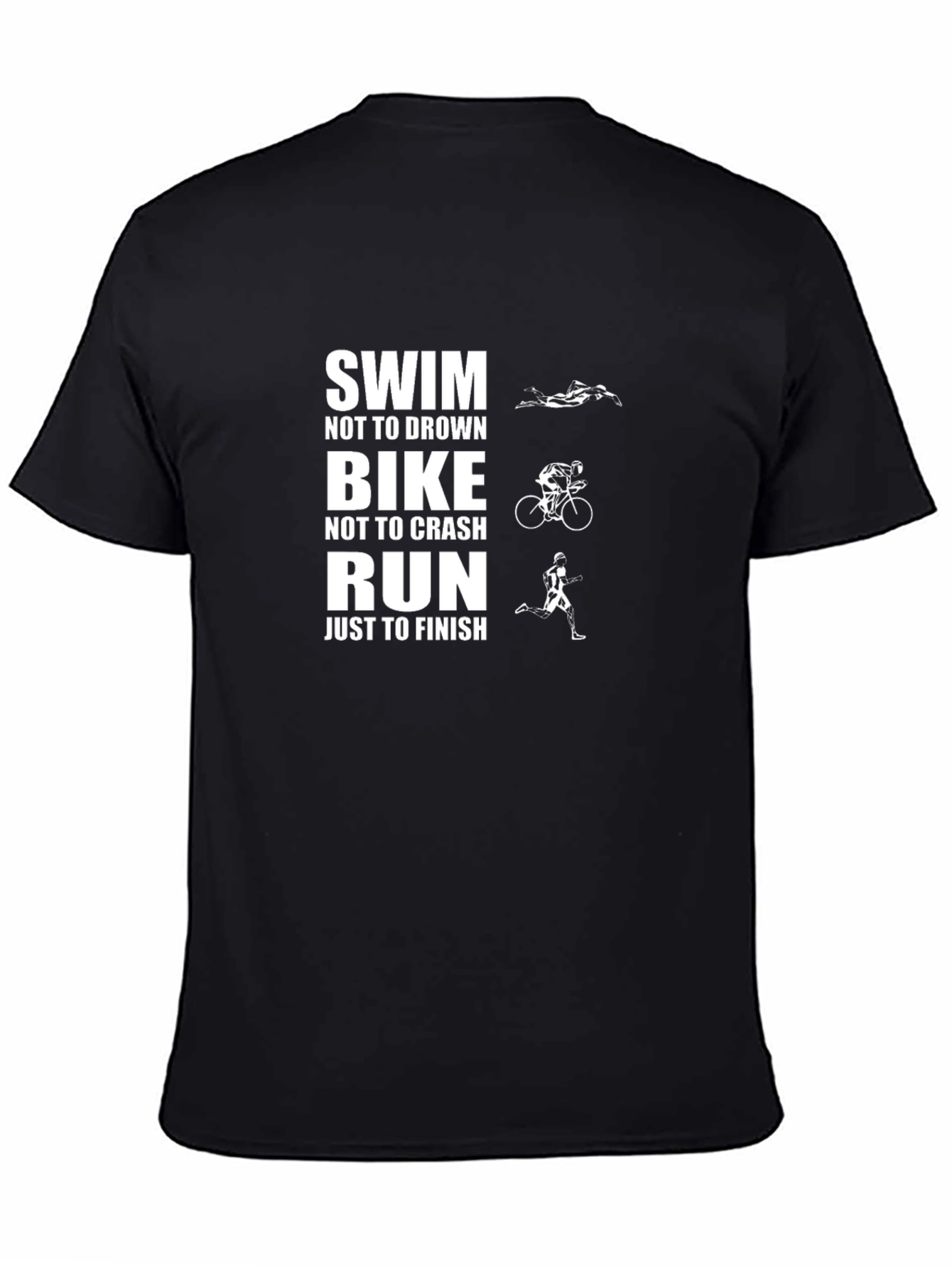Triathlon Graphic T-Shirt - Swim Bike Run Tee