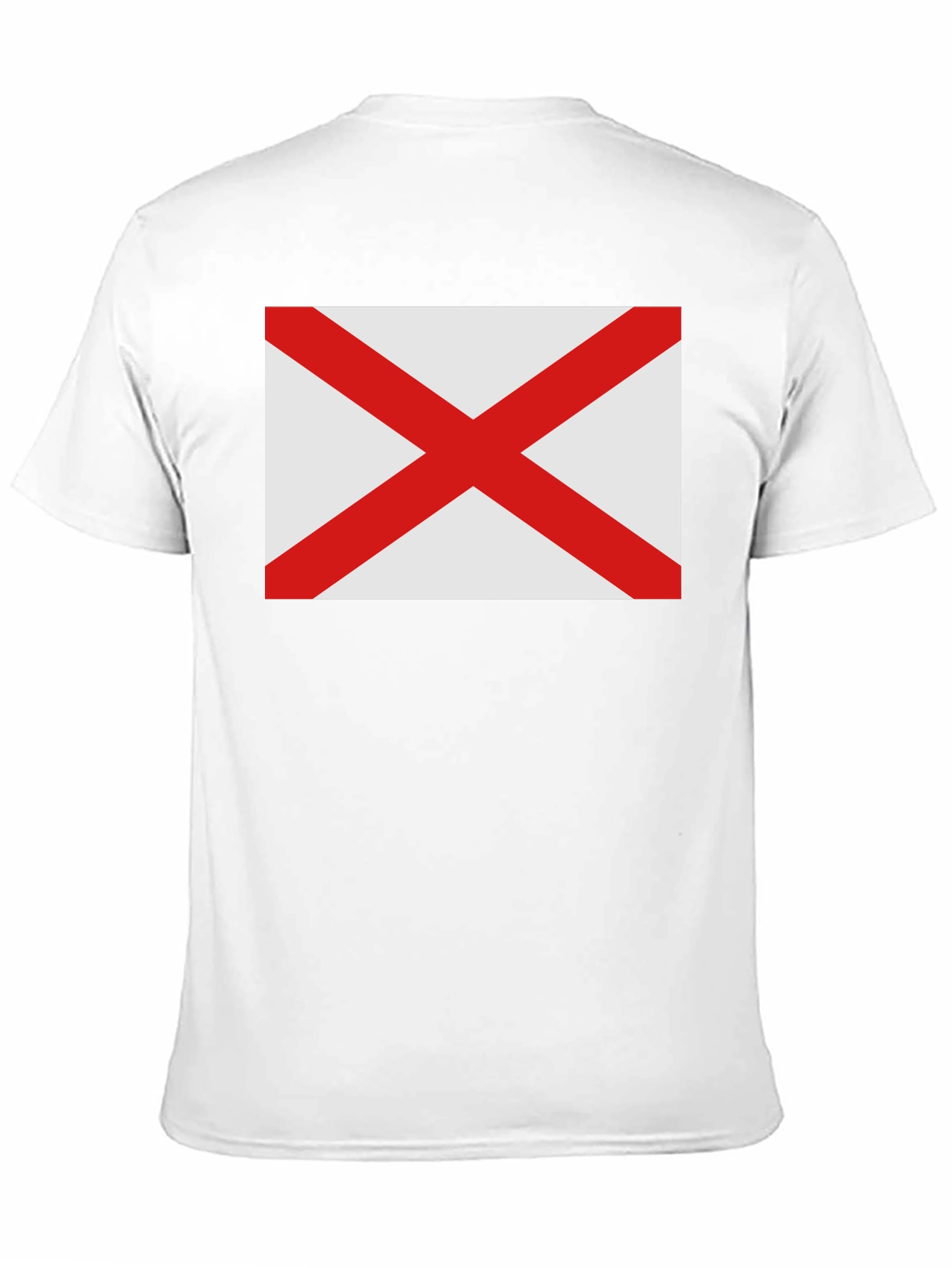 Alabama Flag Graphic T-Shirt - Black Cotton Tee