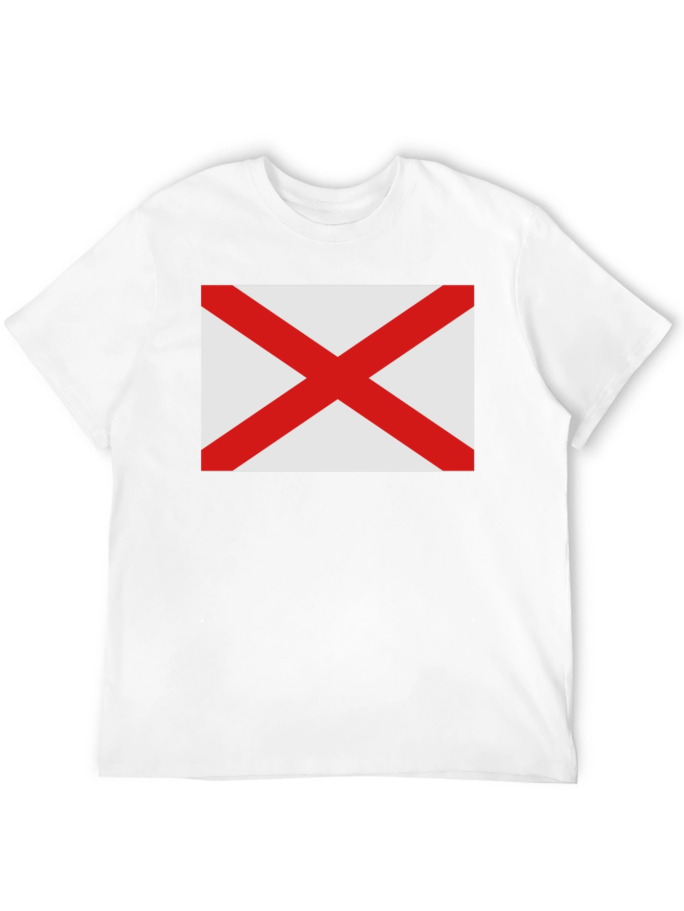Alabama Flag Graphic T-Shirt - Black Cotton Tee