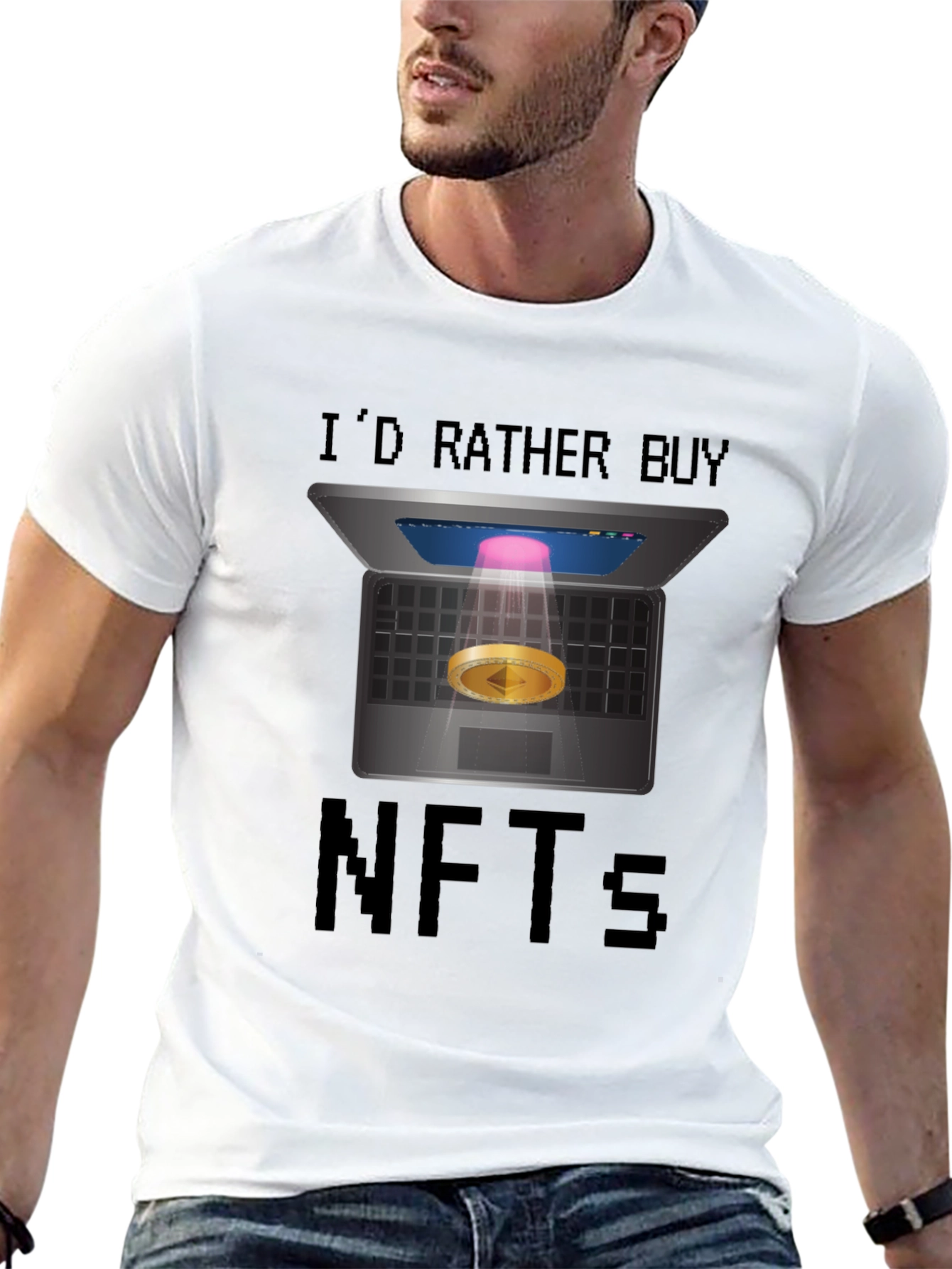 Id Rather Buy NFTs T-Shirt - Crypto Humor