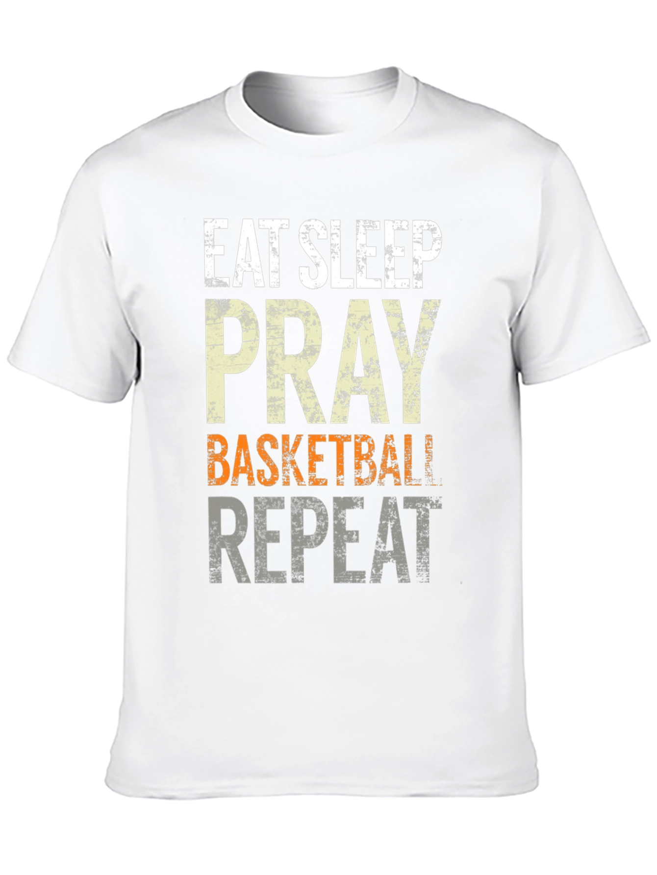 Eat Sleep Pray Basketball Repeat Graphic Tee