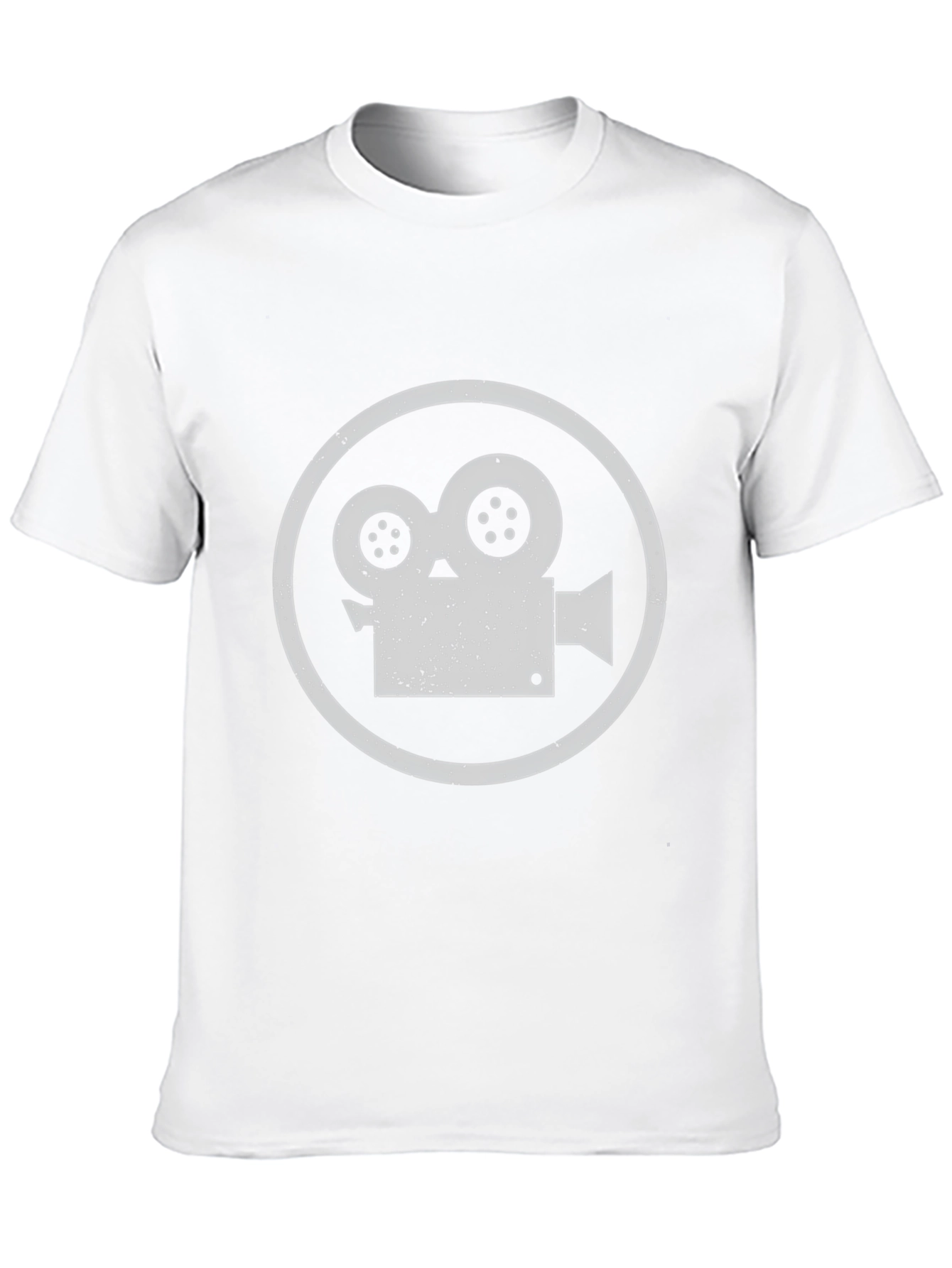 Retro Film Camera T-Shirt - Black