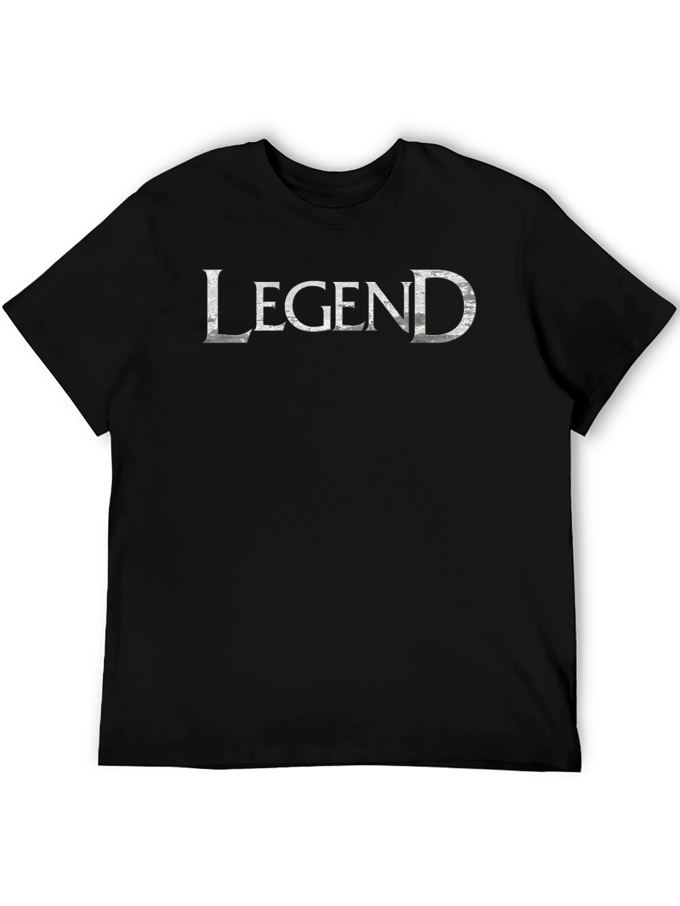 Legend Graphic T-Shirt - Black Cotton Blend