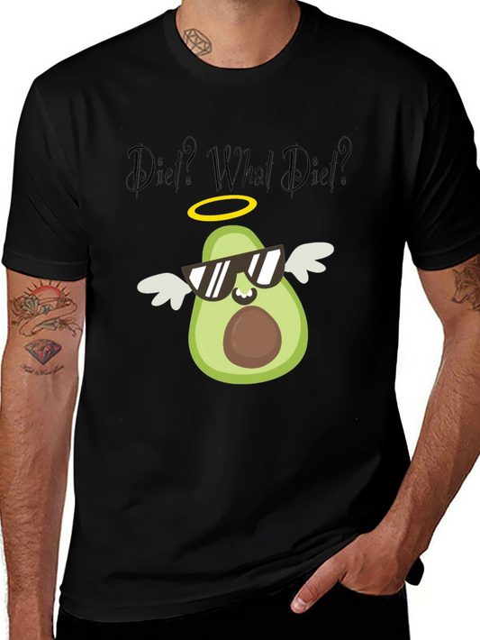 Avocado Angel T-Shirt - Diet? What Diet? Funny Tee