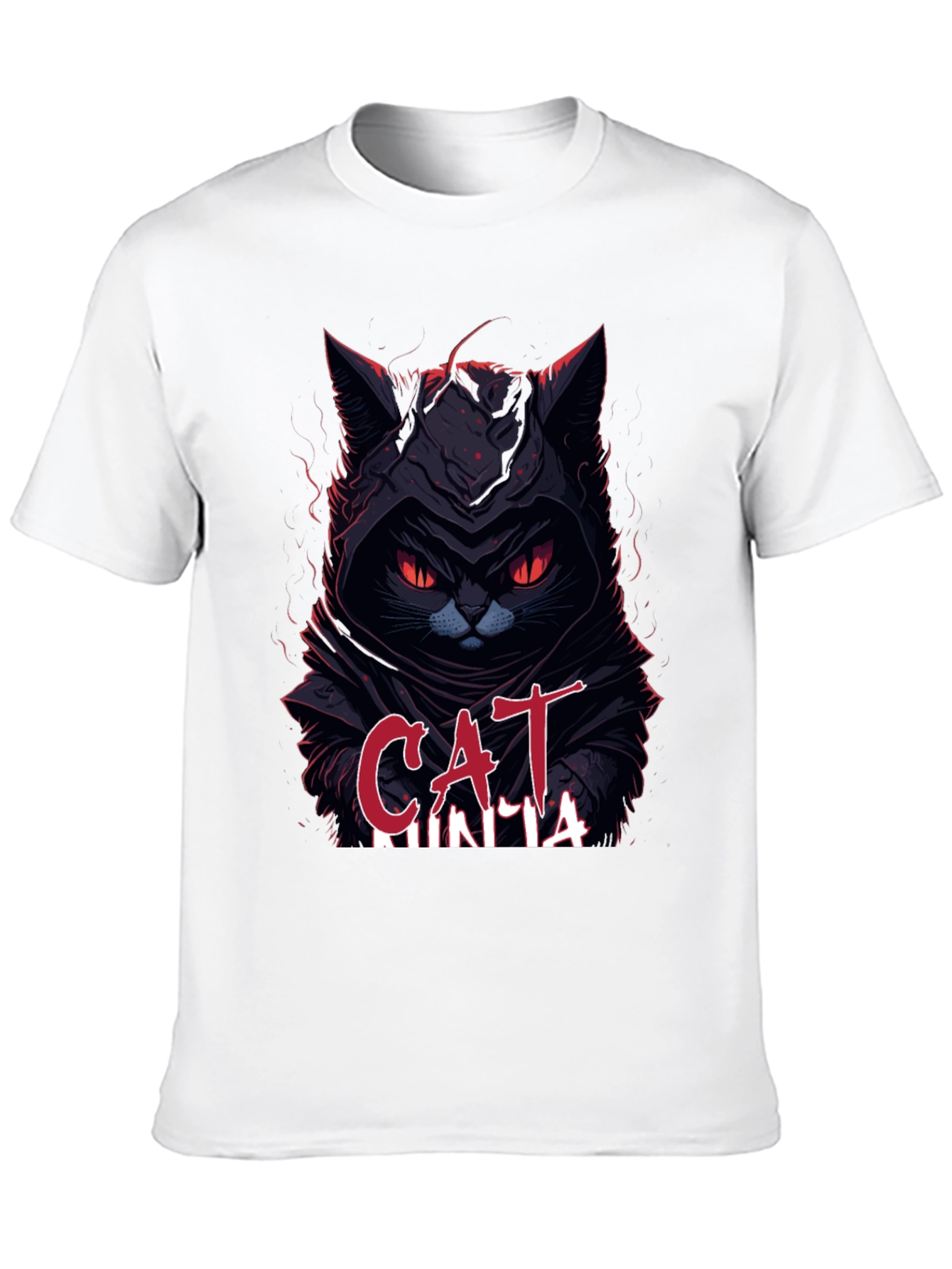 Cat Ninja Graphic T-Shirt - Dark Humor Apparel