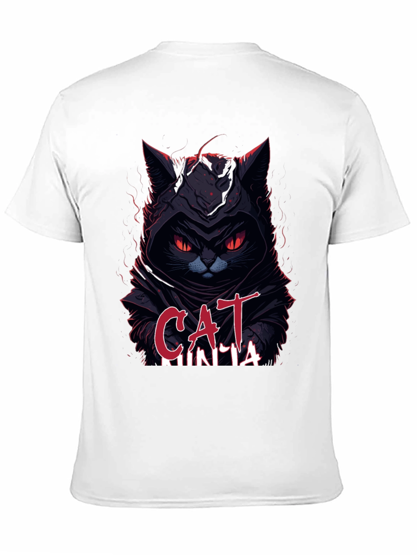Cat Ninja Graphic T-Shirt - Dark Humor Apparel