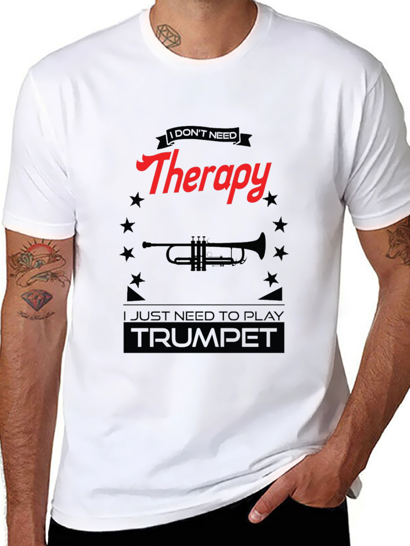 Therapy Trumpet Black T-Shirt