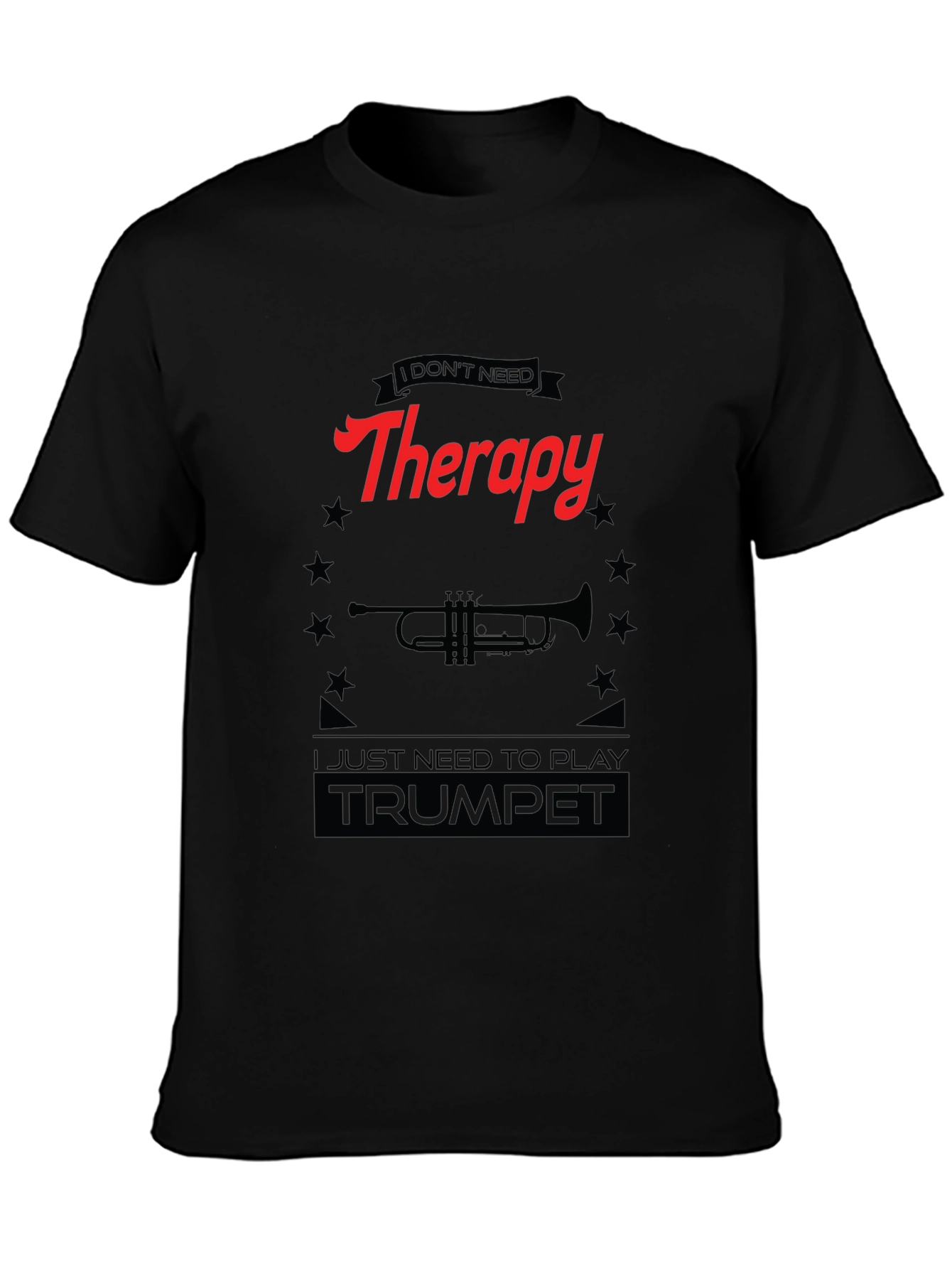 Therapy Trumpet Black T-Shirt