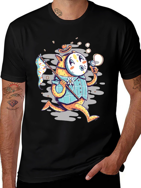 Cartoon Character Graphic T-Shirt