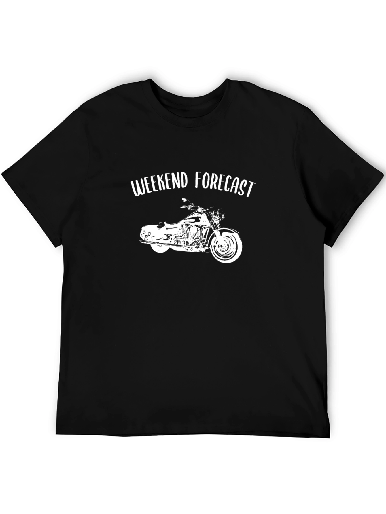 Weekend Forecast Motorcycle T-Shirt - Black