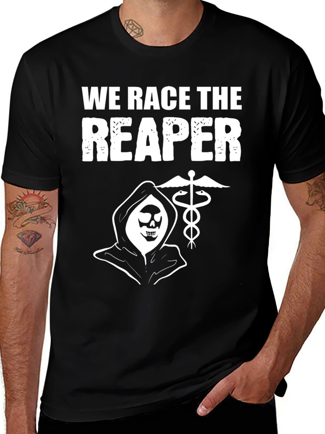 We Race The Reaper Graphic T-Shirt