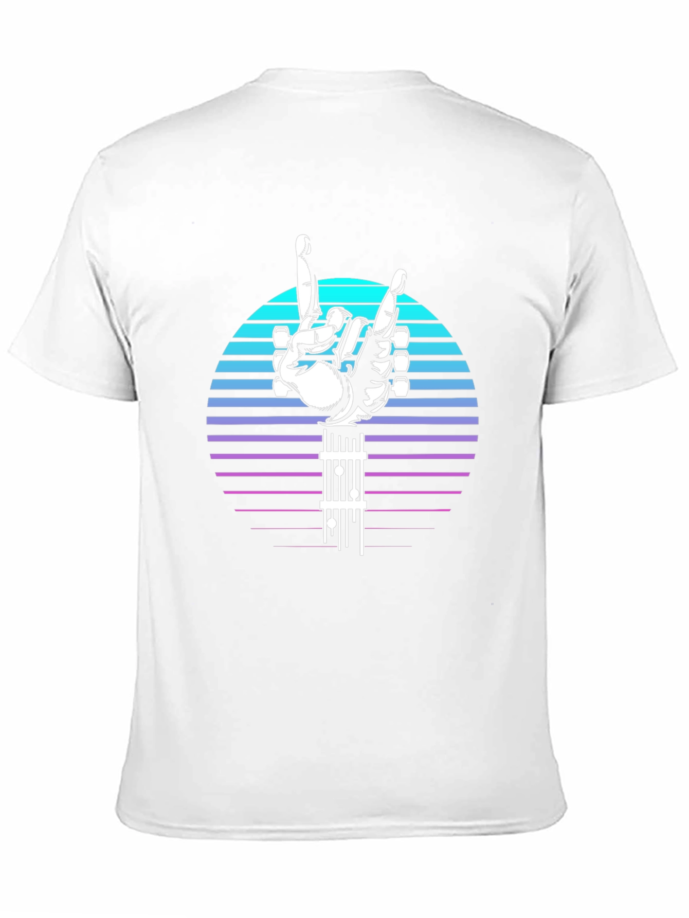 Retro Rock Hand Guitar T-Shirt