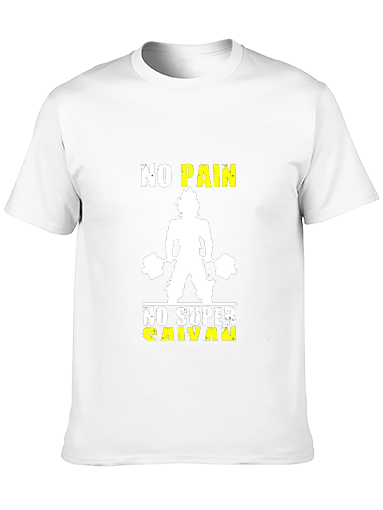 No Pain No Super Saiyan Black T-Shirt