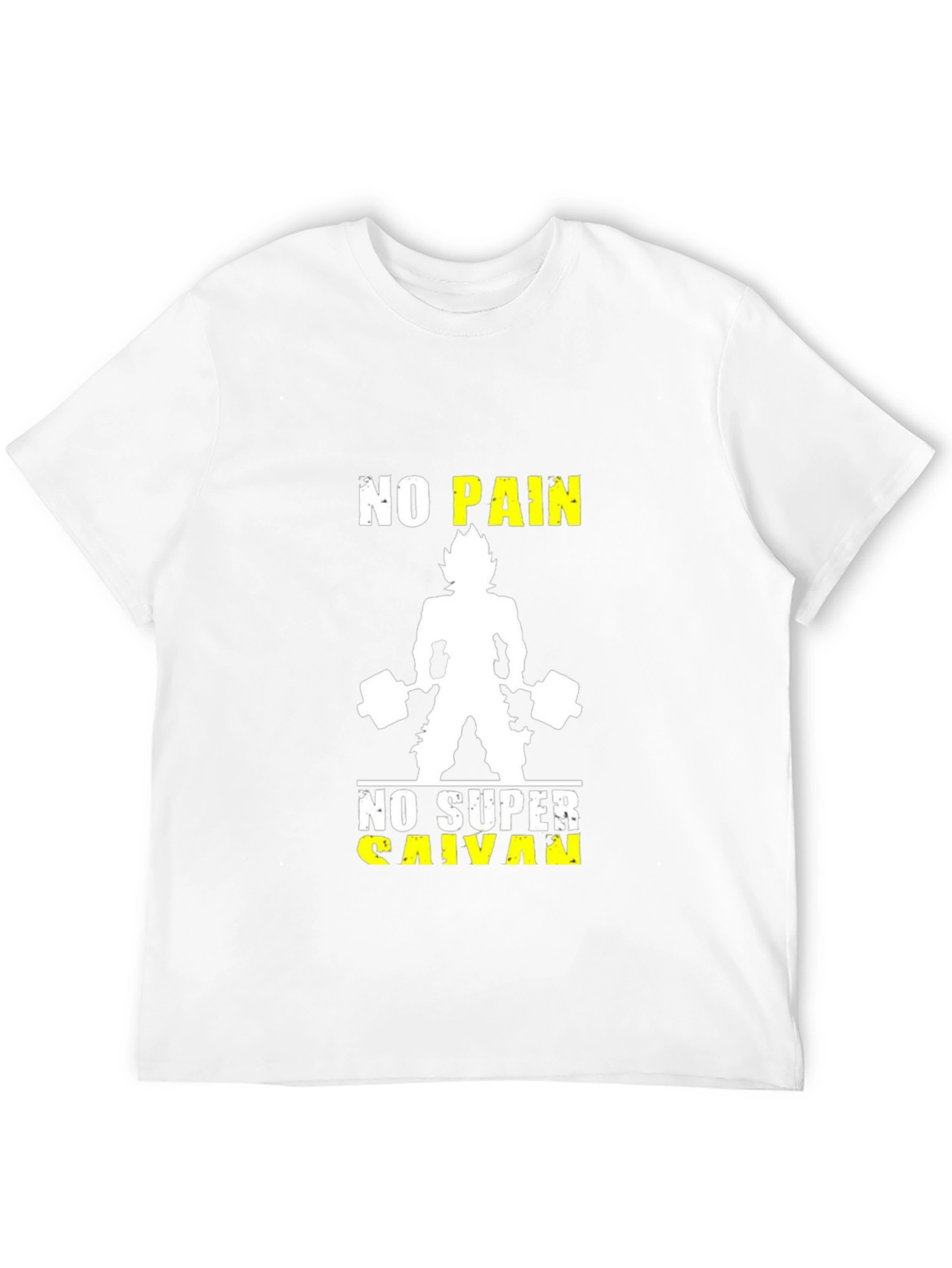 No Pain No Super Saiyan Black T-Shirt