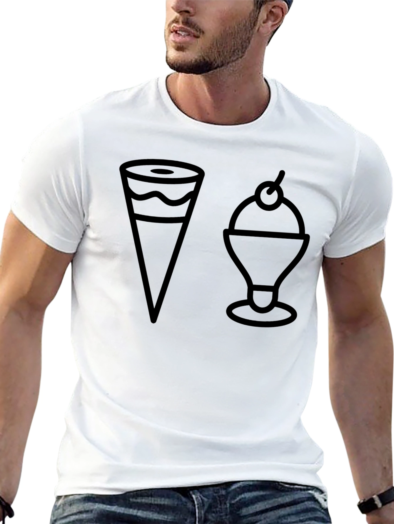 Ice Cream Graphic Tee - Cool & Fun