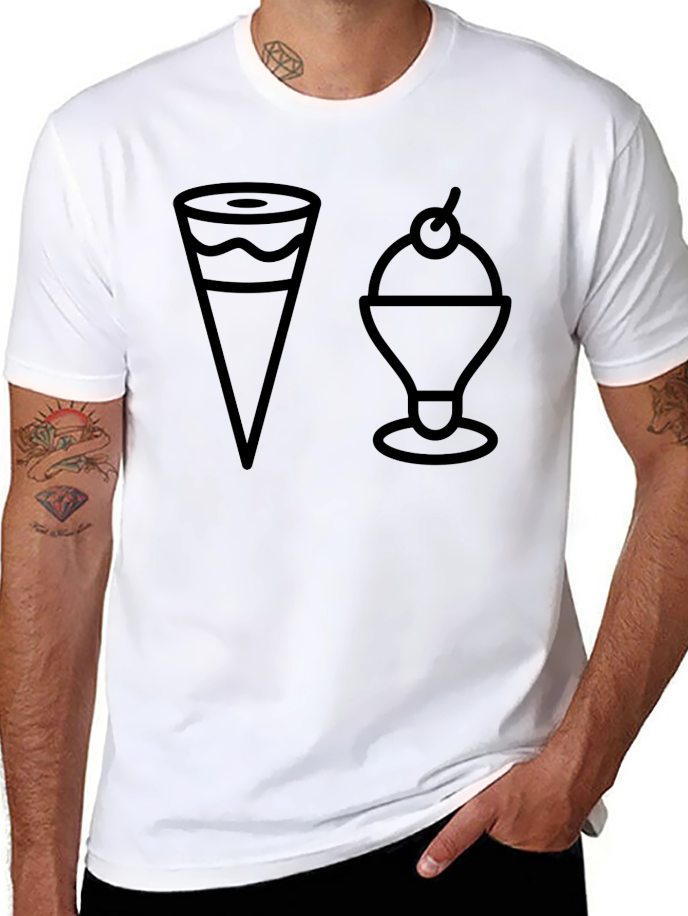 Ice Cream Graphic Tee - Cool & Fun
