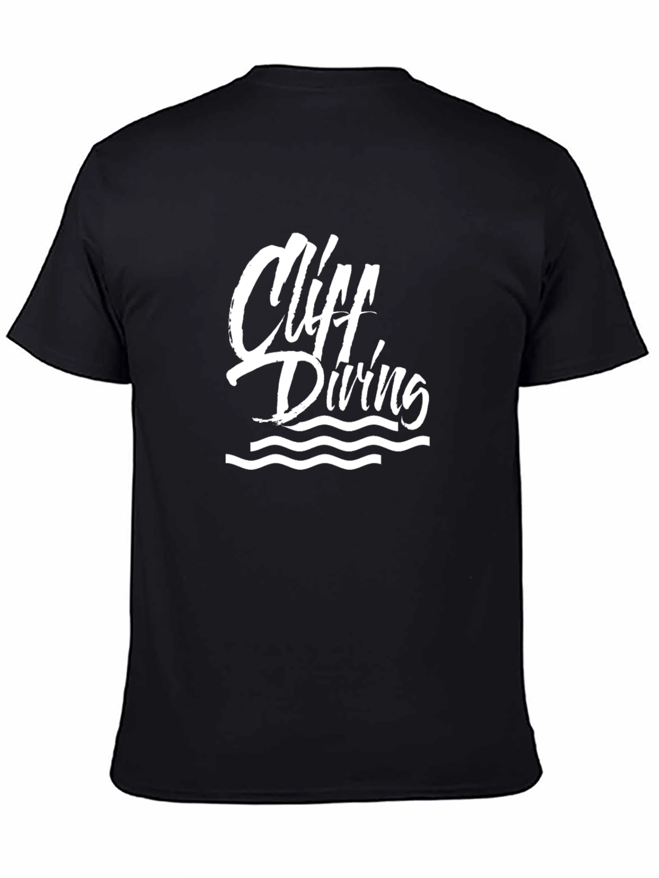 Cliff Diving Black T-Shirt